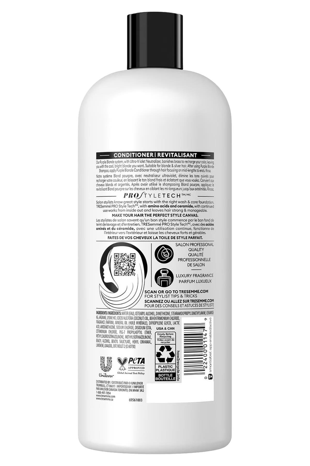 TRESemme Purple Blonde Turunculaşma Karşıtı Mor Saç Kremi 828ML