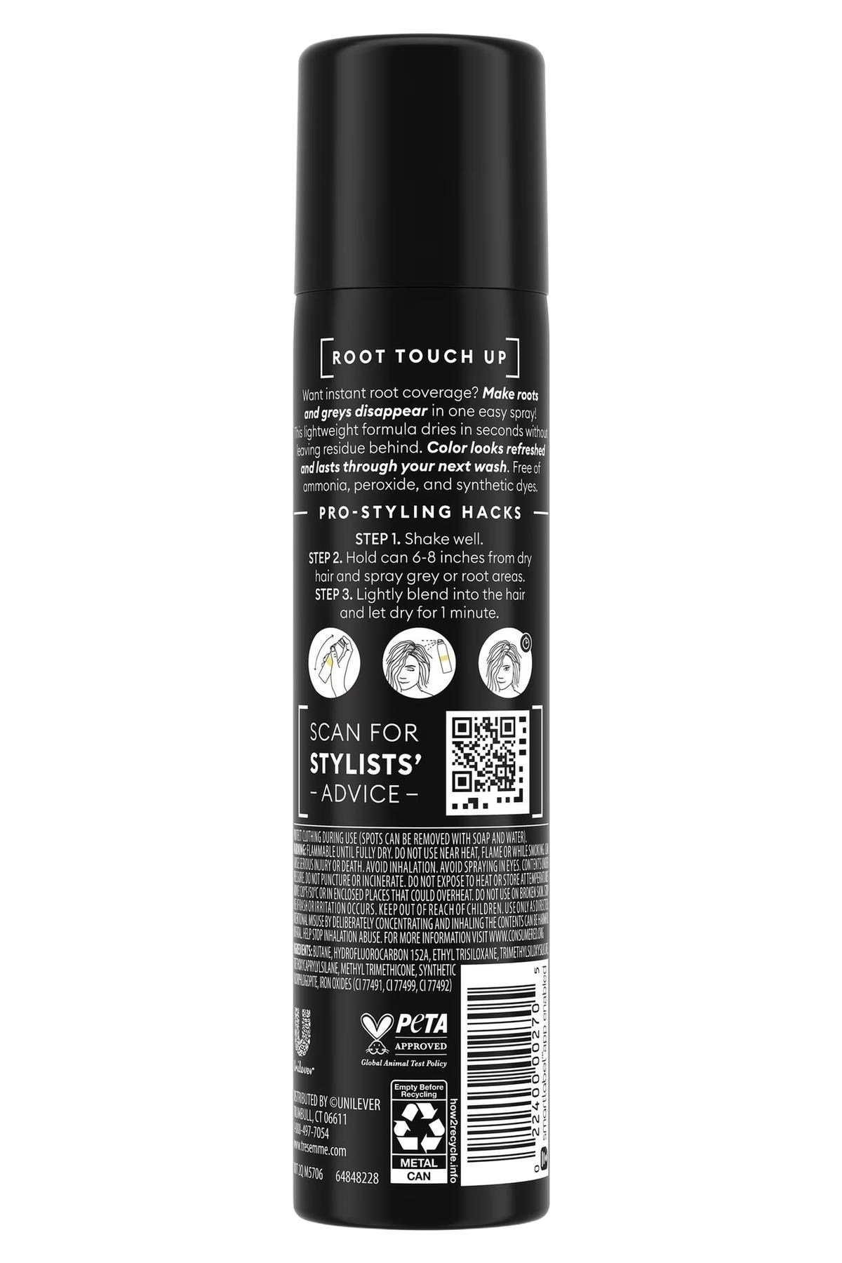 Tresemme Root Touch Up Dip Kapatıcı Saç Spreyi Koyu Kahve 70.8GR