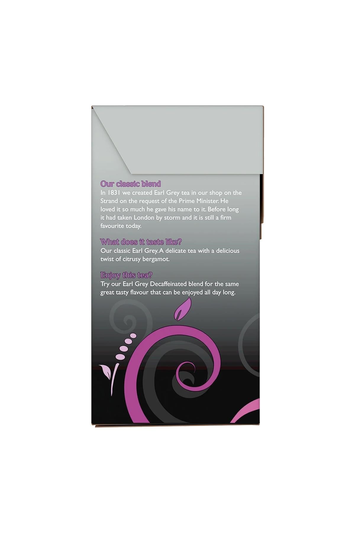 Twinings Earl Grey Bergamot ve Limon Aromalı Bardak Poşet Siyah Çay 80 Adet