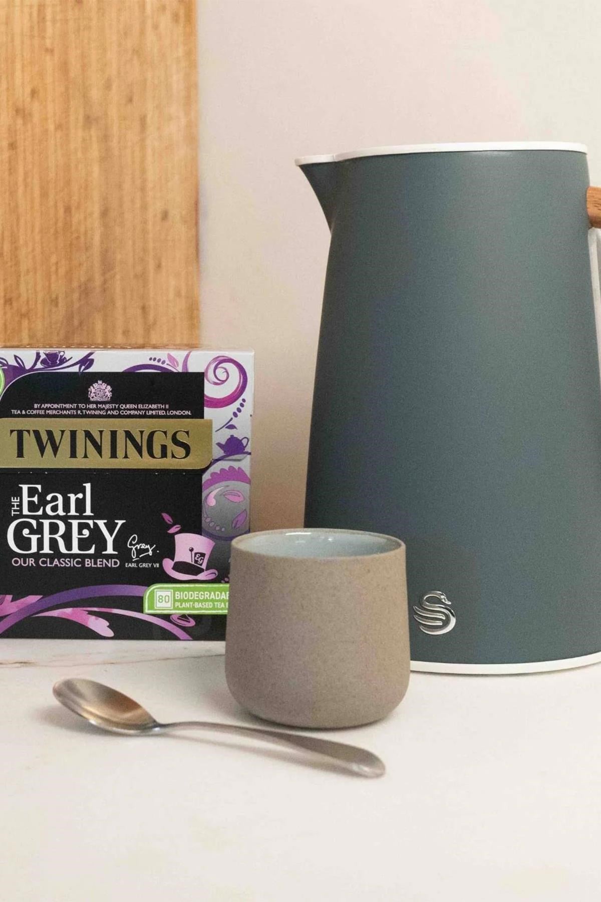 Twinings Earl Grey Bergamot ve Limon Aromalı Bardak Poşet Siyah Çay 80 Adet
