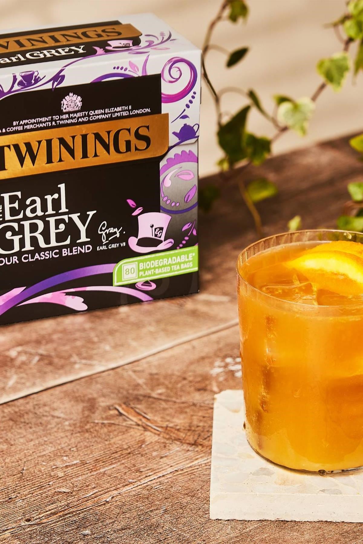 Twinings Earl Grey Bergamot ve Limon Aromalı Bardak Poşet Siyah Çay 80 Adet