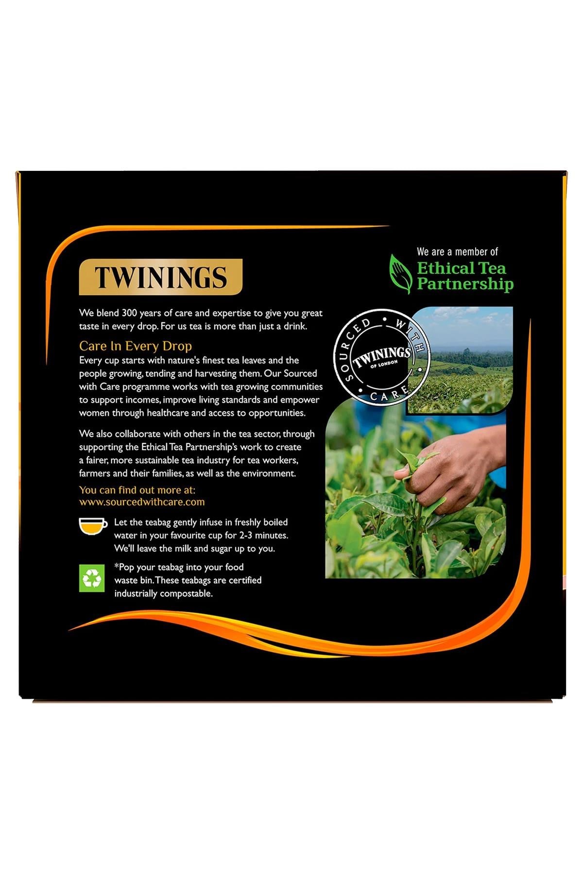 Twinings English Breakfast Klasik Bardak Poşet Siyah Çay 80 Adet