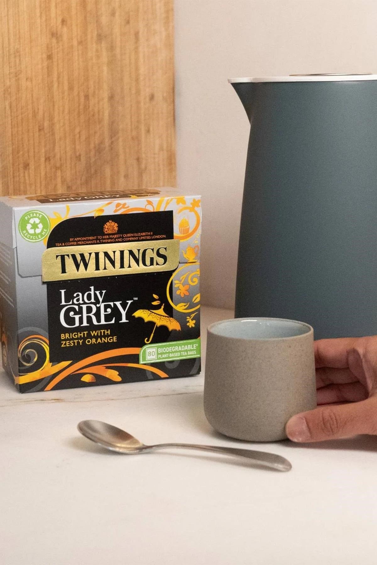 Twinings Lady Grey Narenciye Aromalı Bardak Poşet Siyah Çay 80 Adet