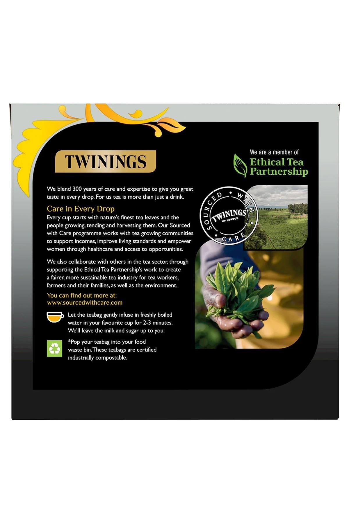 Twinings Lady Grey Narenciye Aromalı Bardak Poşet Siyah Çay 80 Adet