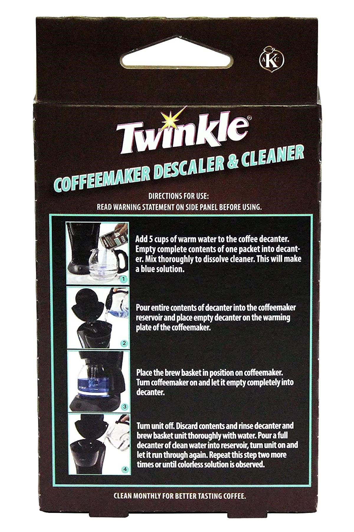 Twinkle Kahve Makineleri Temizleyicisi 2 Kullanımlık