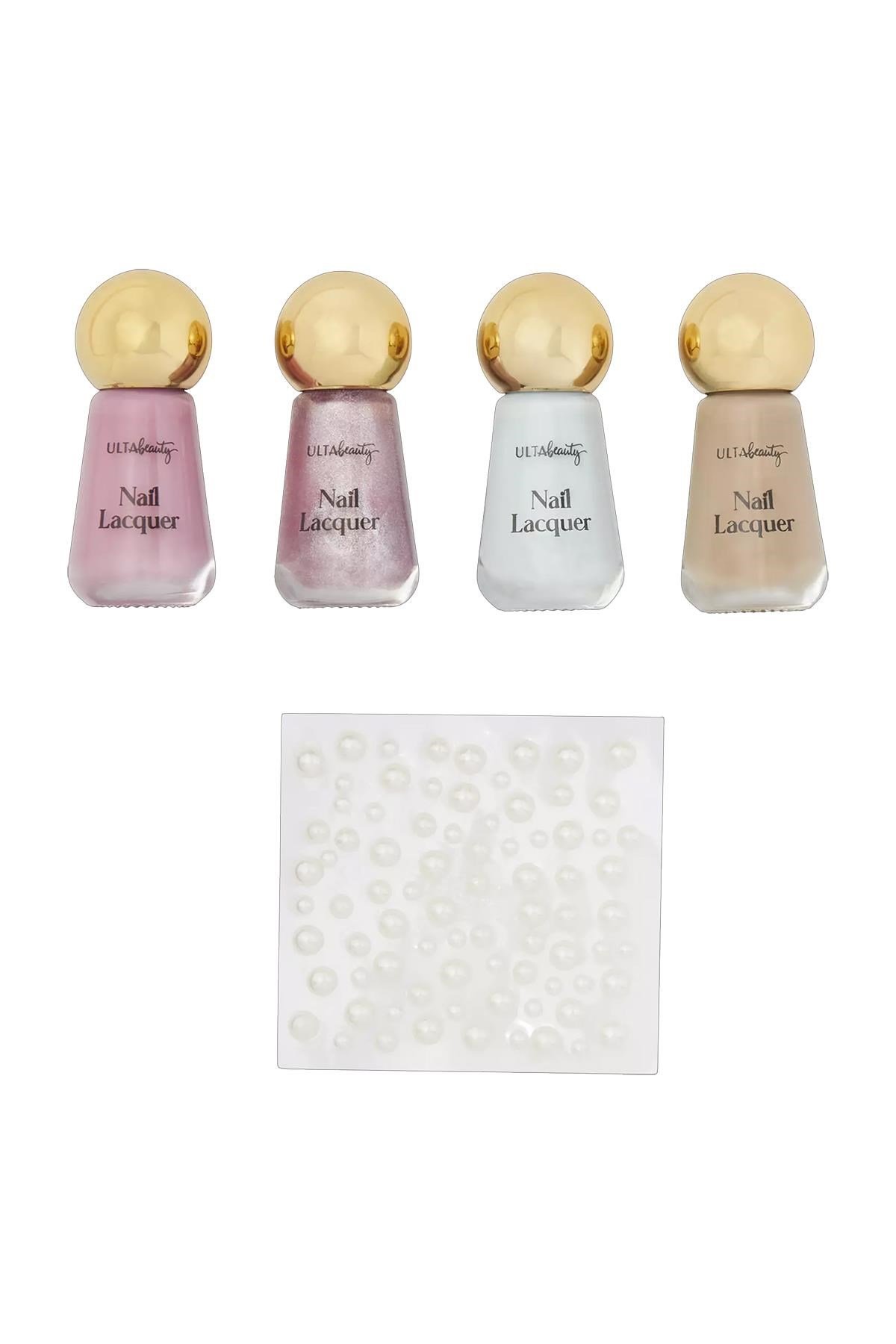 Ulta Beauty Renkli Tırnak Cilası ve İnci Tırnak Taşları Seti