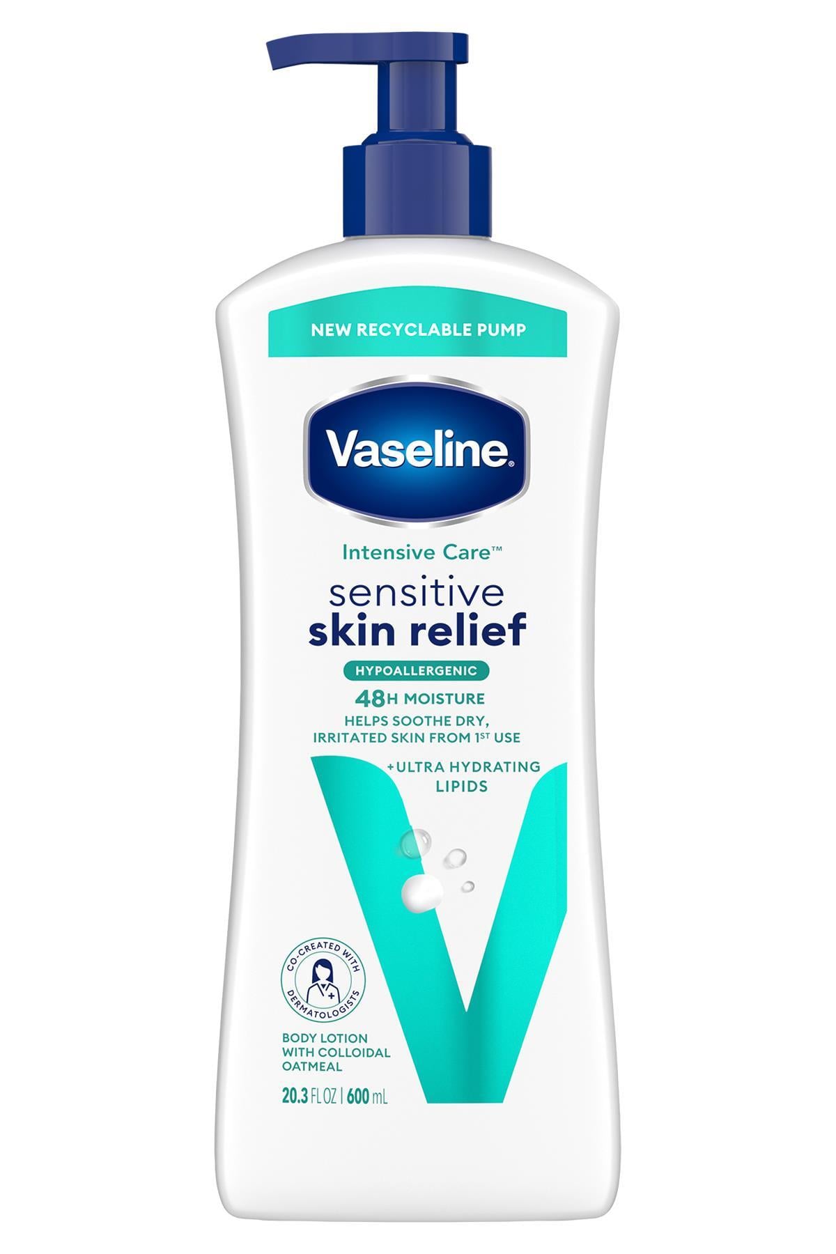 Vaseline Intensive Care Hassas Ciltler Vücut Losyonu 600ML