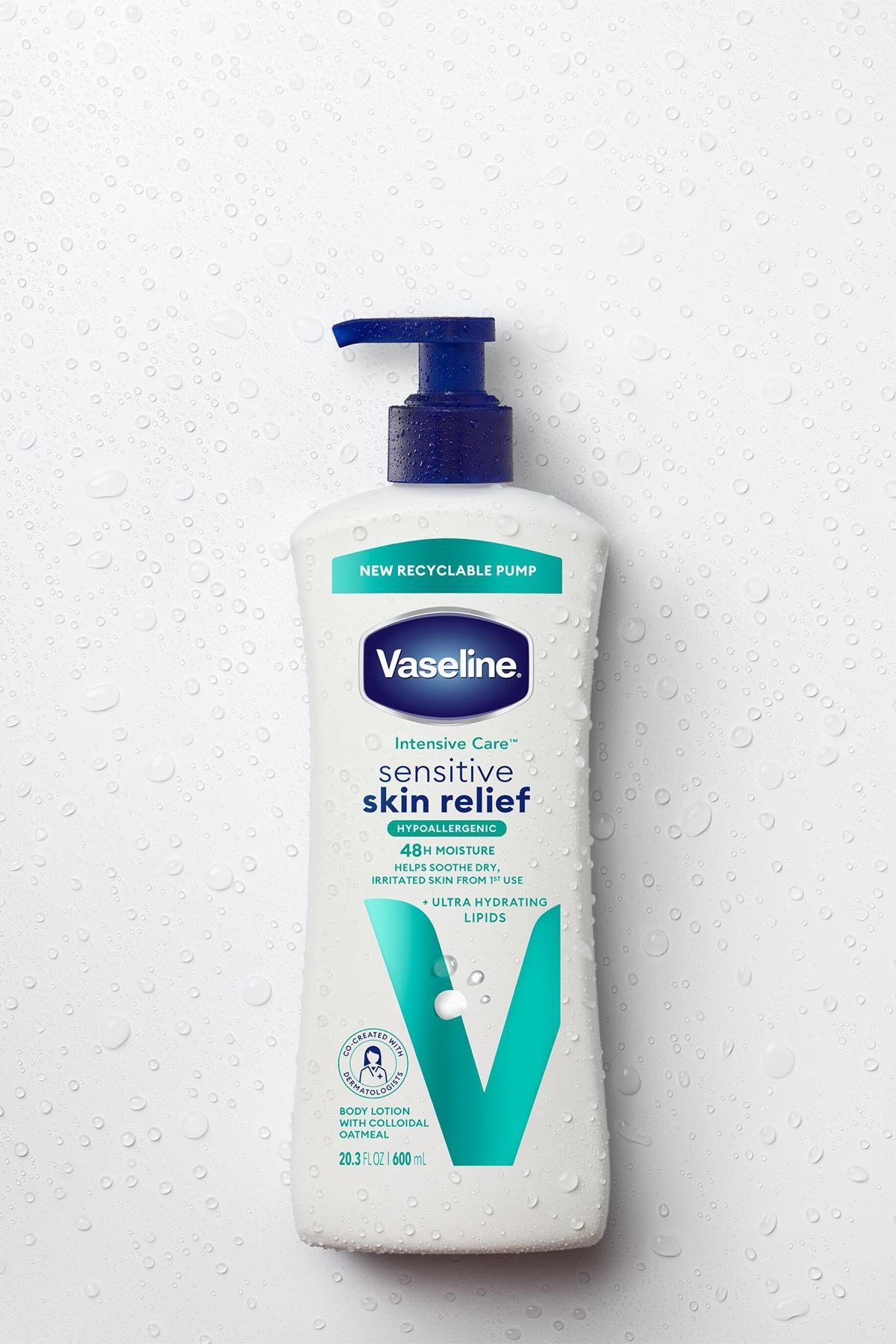 Vaseline Intensive Care Hassas Ciltler Vücut Losyonu 600ML