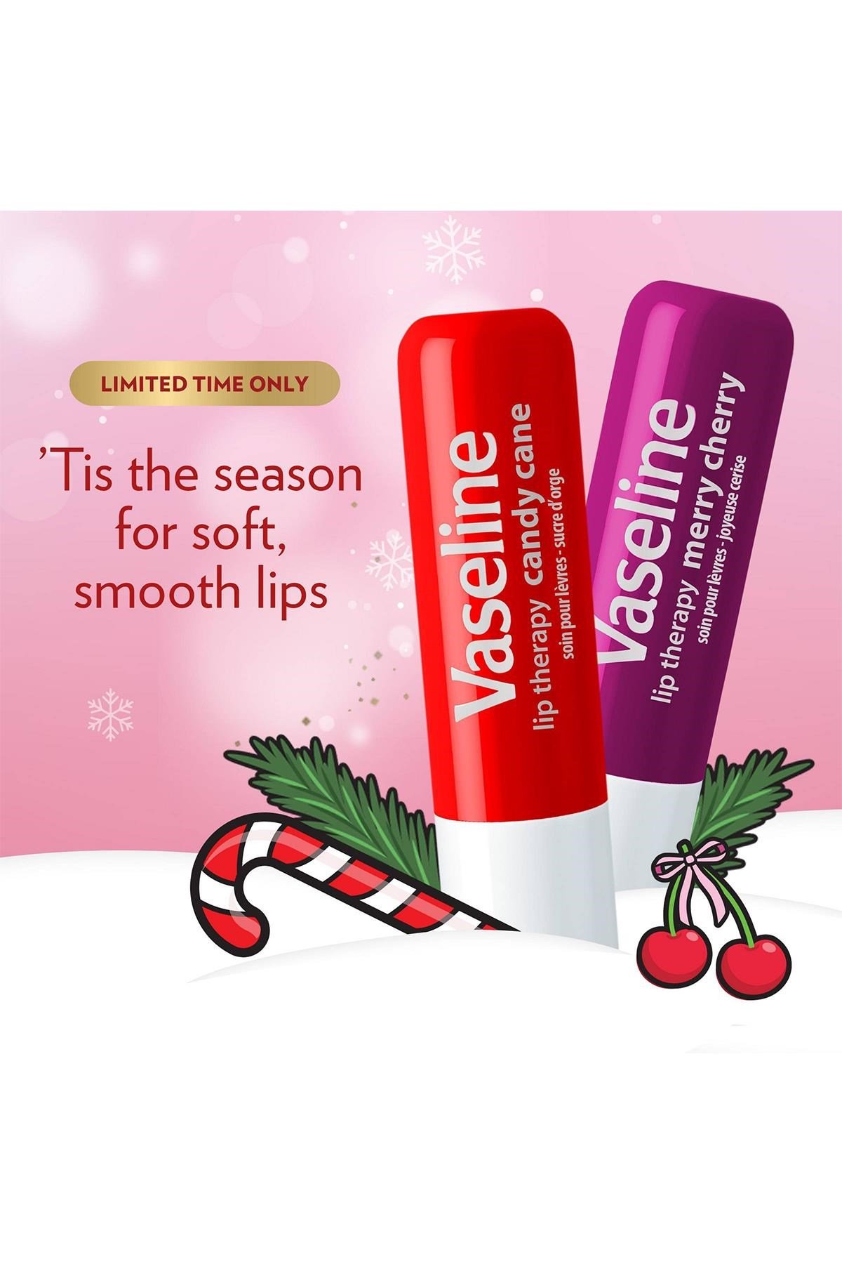 Vaseline Lip Therapy Holiday Edition Nemlendirici Dudak Bakım Stick Seti 4x4.8GR