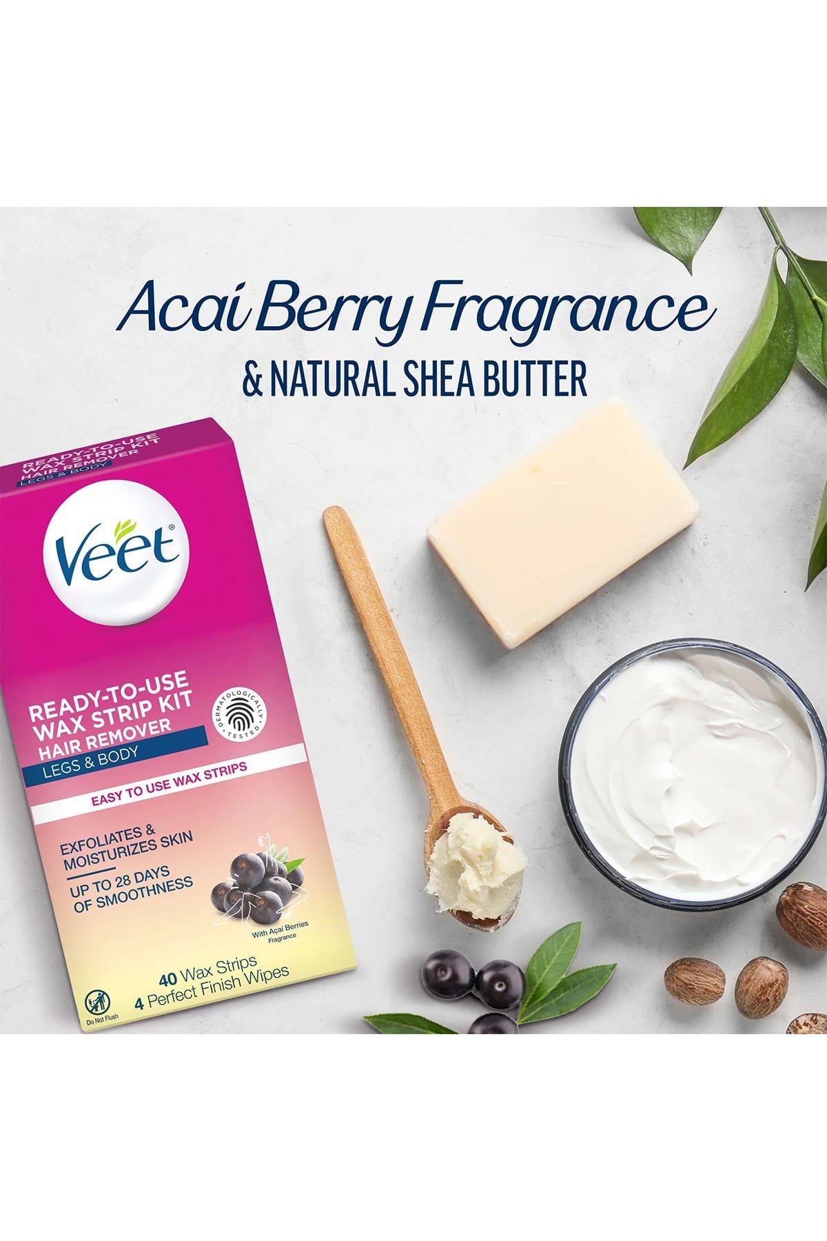 Veet Bacak ve Vücut Bölgesi Sir Ağda Bandı 40lı Paket