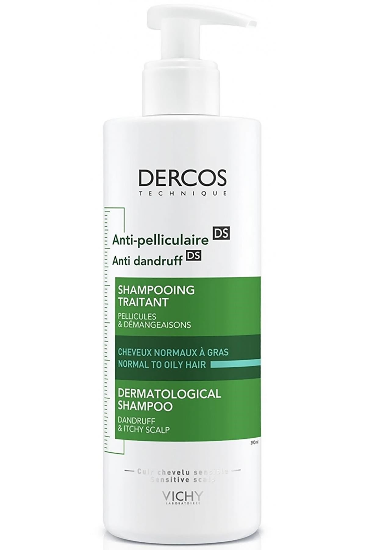 Vichy Dercos Anti Dandruff Normal ve Yağlı Saçlar İçin Kepek Karşıtı Şampuan 390ML