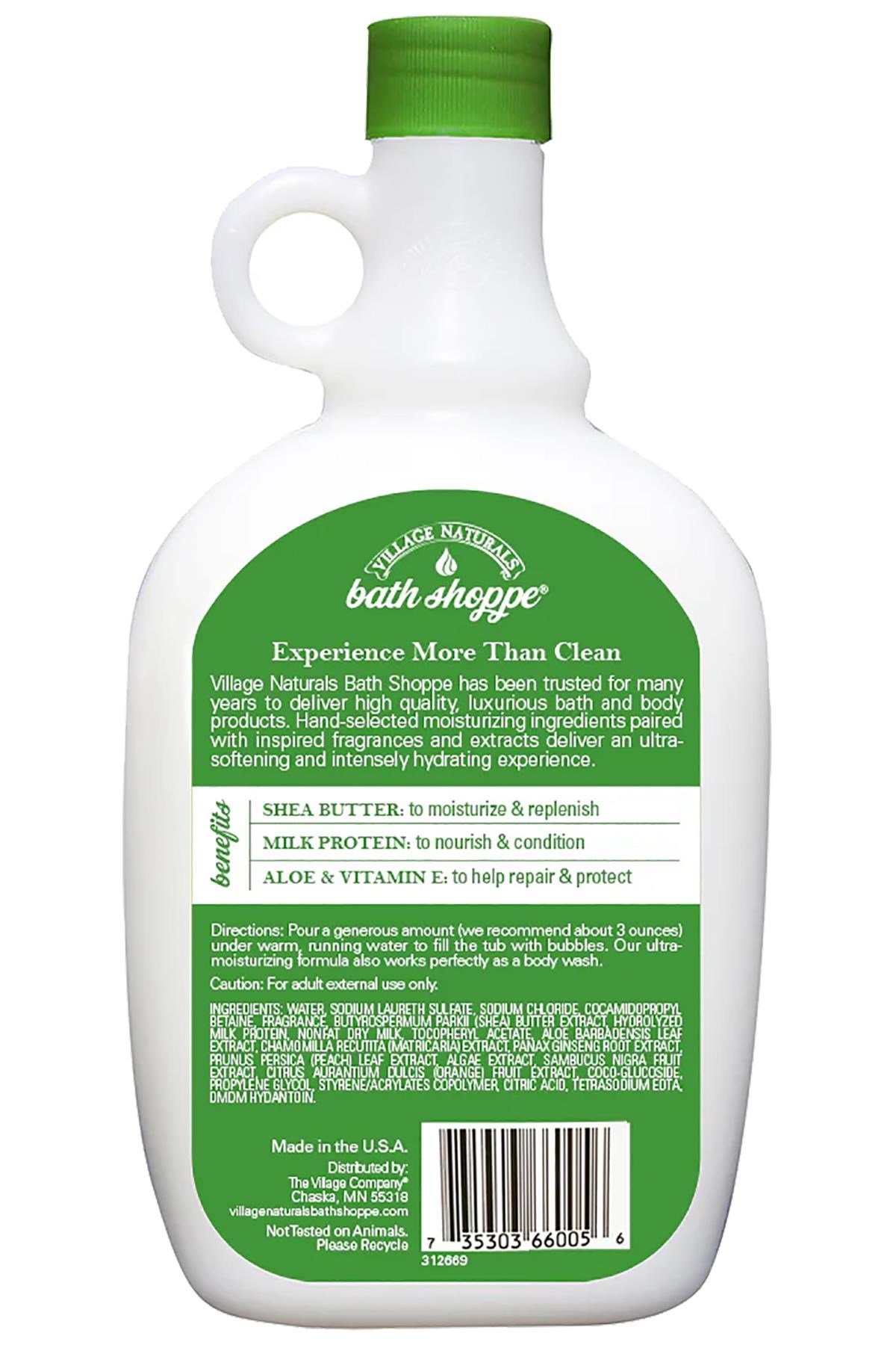Village Naturals Shea Yapı ile Beyaz Çay Sütü Banyosu 825ML