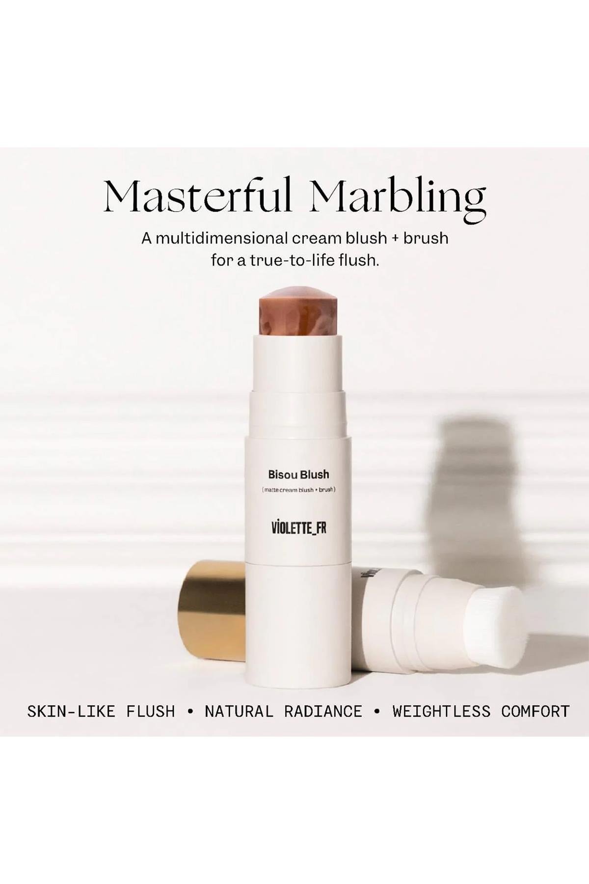 Violette_FR Bisou Blush Krem Allık ve Fırça Marnie 7GR