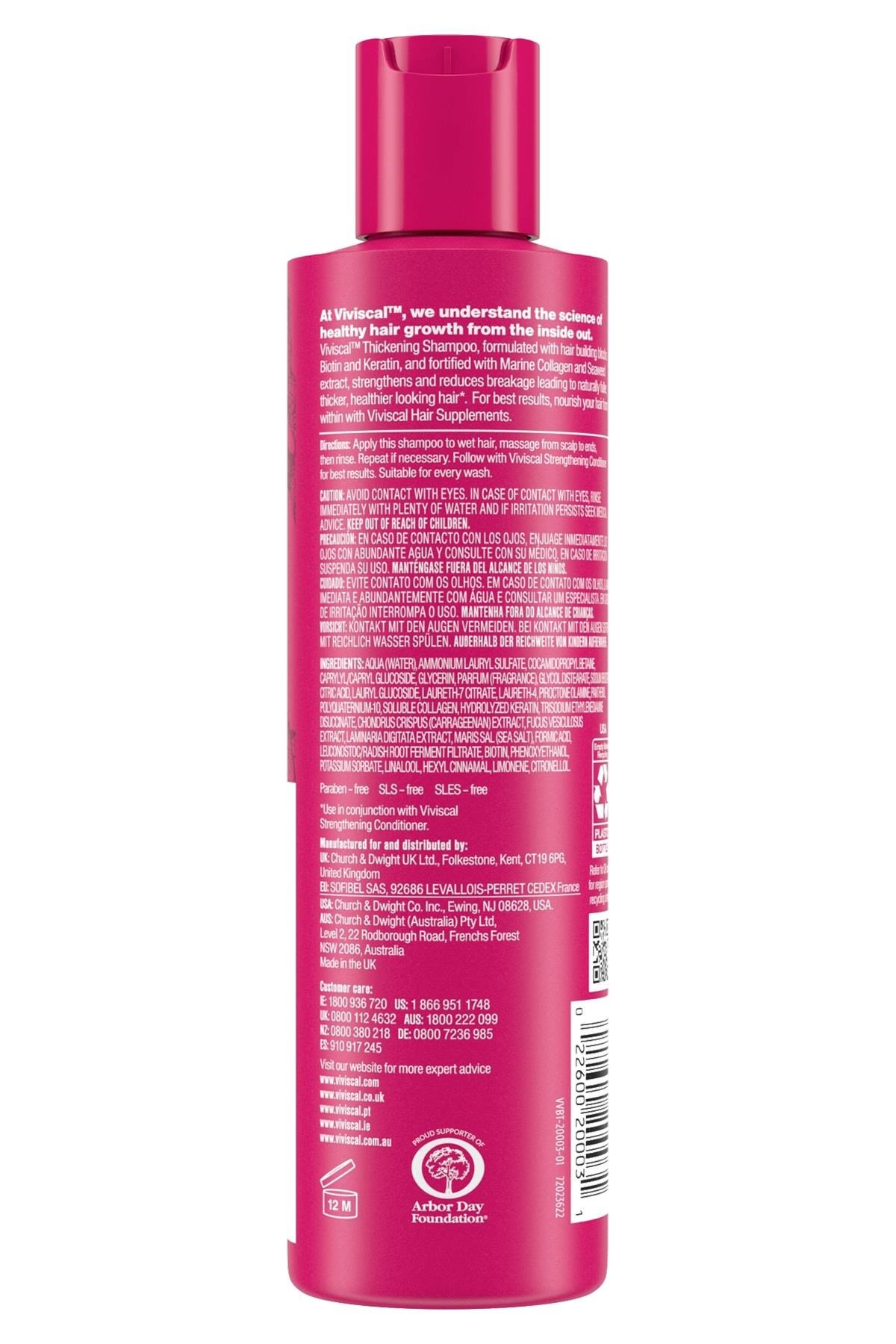 Viviscal Thickening Kalınlık ve Dolgunluk Şampuanı 250ML