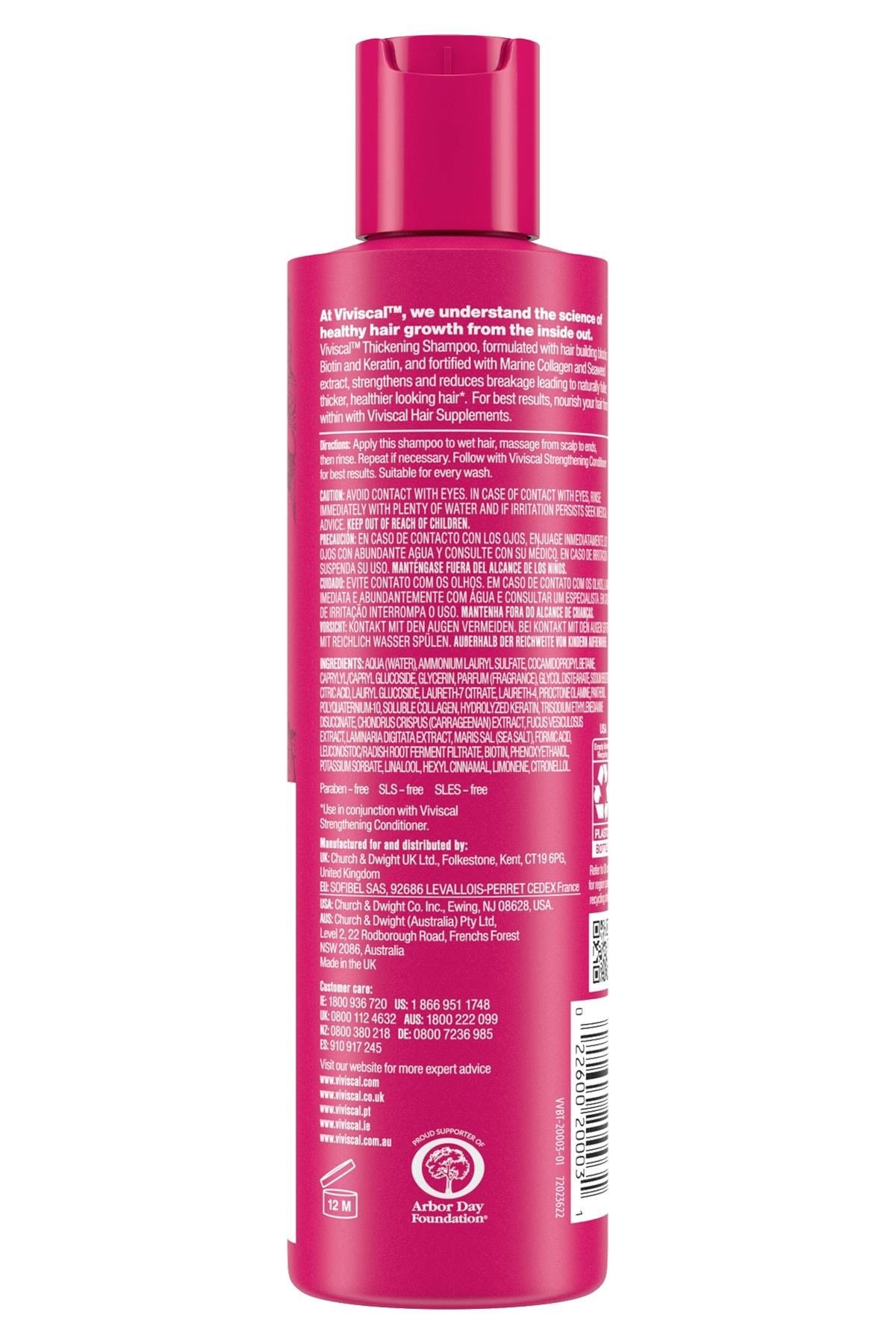 Viviscal Thickening Kalınlık ve Dolgunluk Şampuanı 250ML