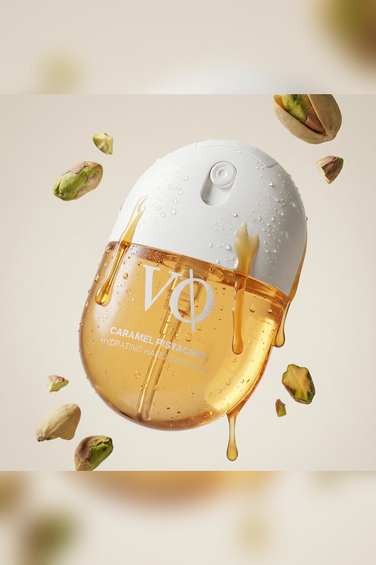VQ Caramel Pistachio Nemlendirici ve Kokulu El Temizleme Spreyi 30ML