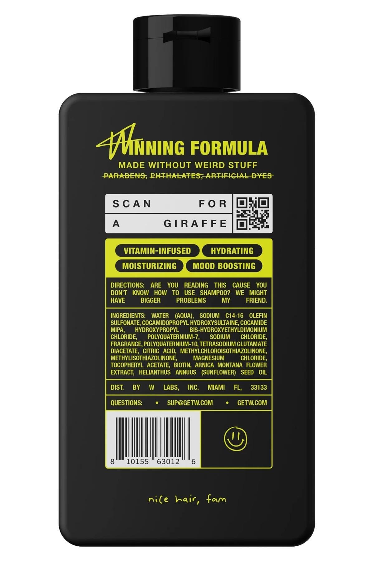 W Labs Deep Woods 2'si 1 Arada Nemlendirici Şampuan ve Saç Kremi 473ML