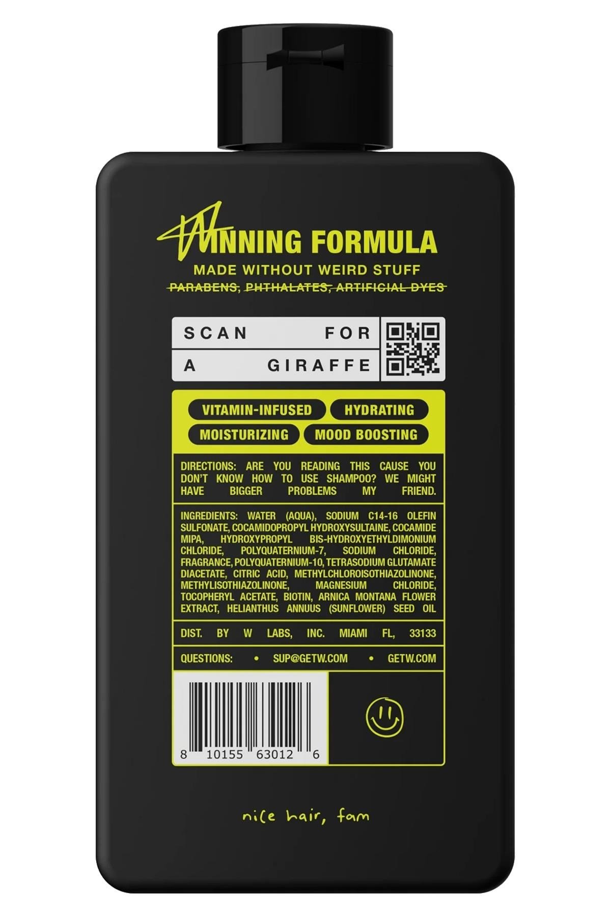 W Labs Deep Woods 2'si 1 Arada Nemlendirici Şampuan ve Saç Kremi 473ML