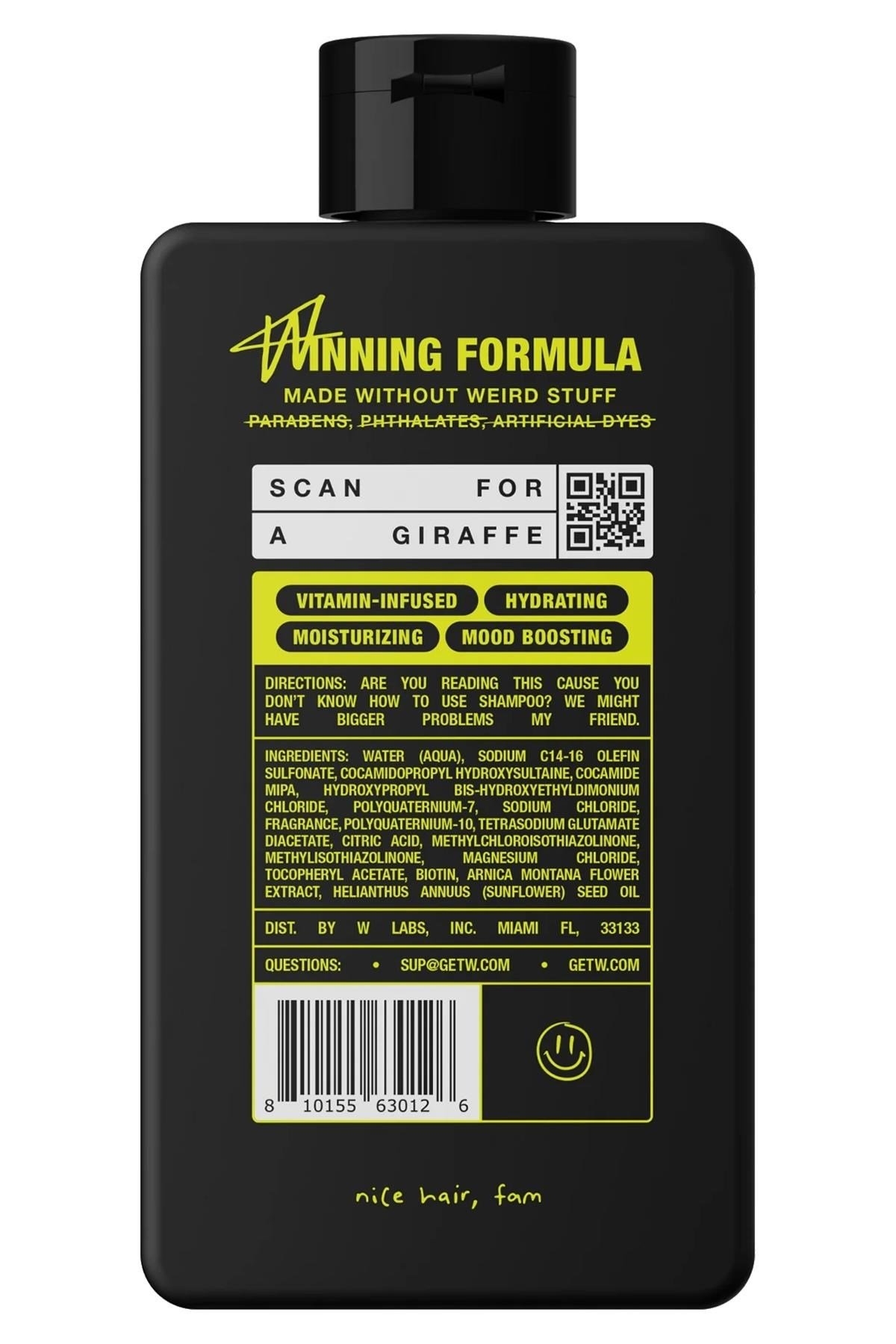 W Labs Deep Woods 2'si 1 Arada Nemlendirici Şampuan ve Saç Kremi 473ML