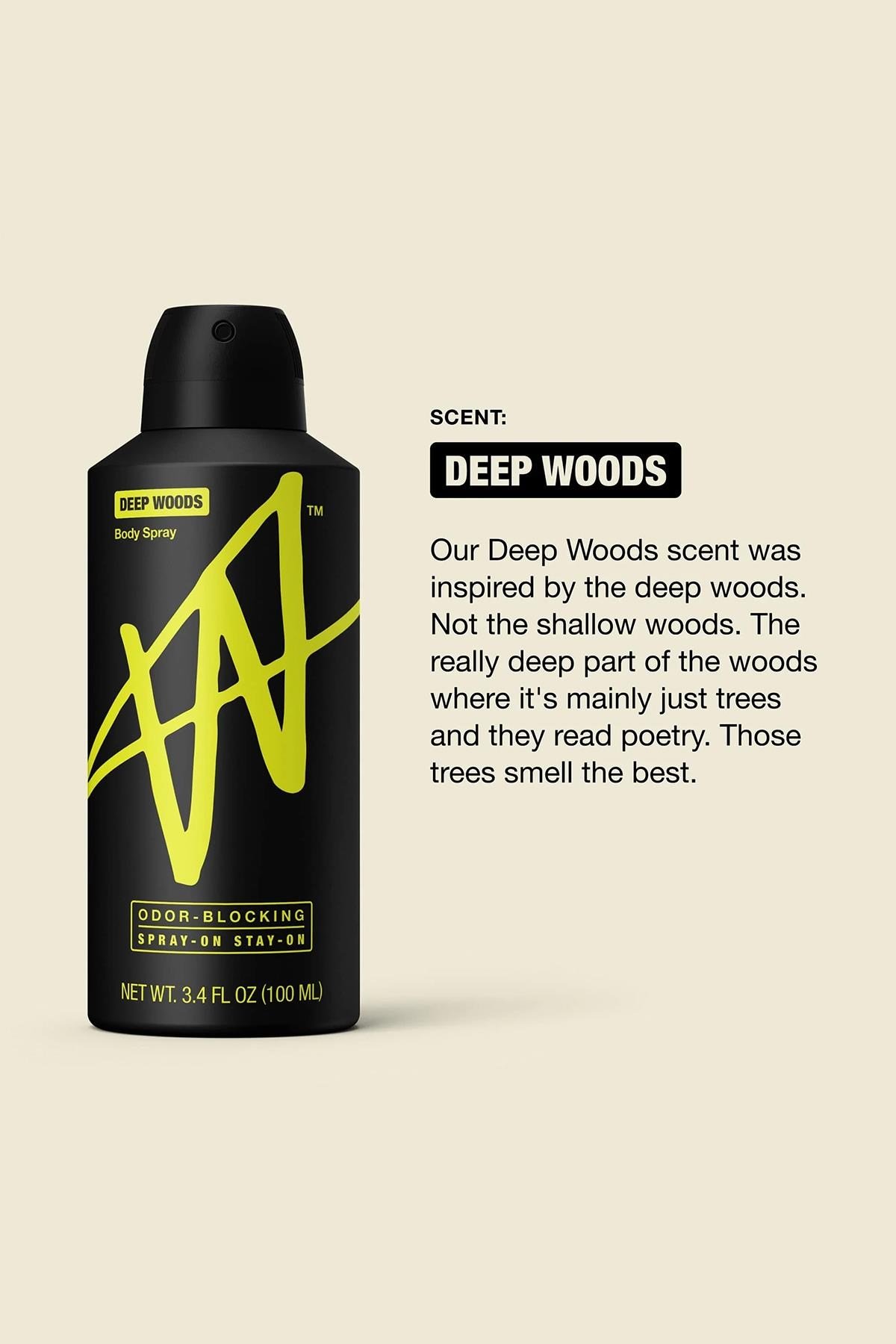 W Labs Deep Woods Sprey Deodorant 100ML