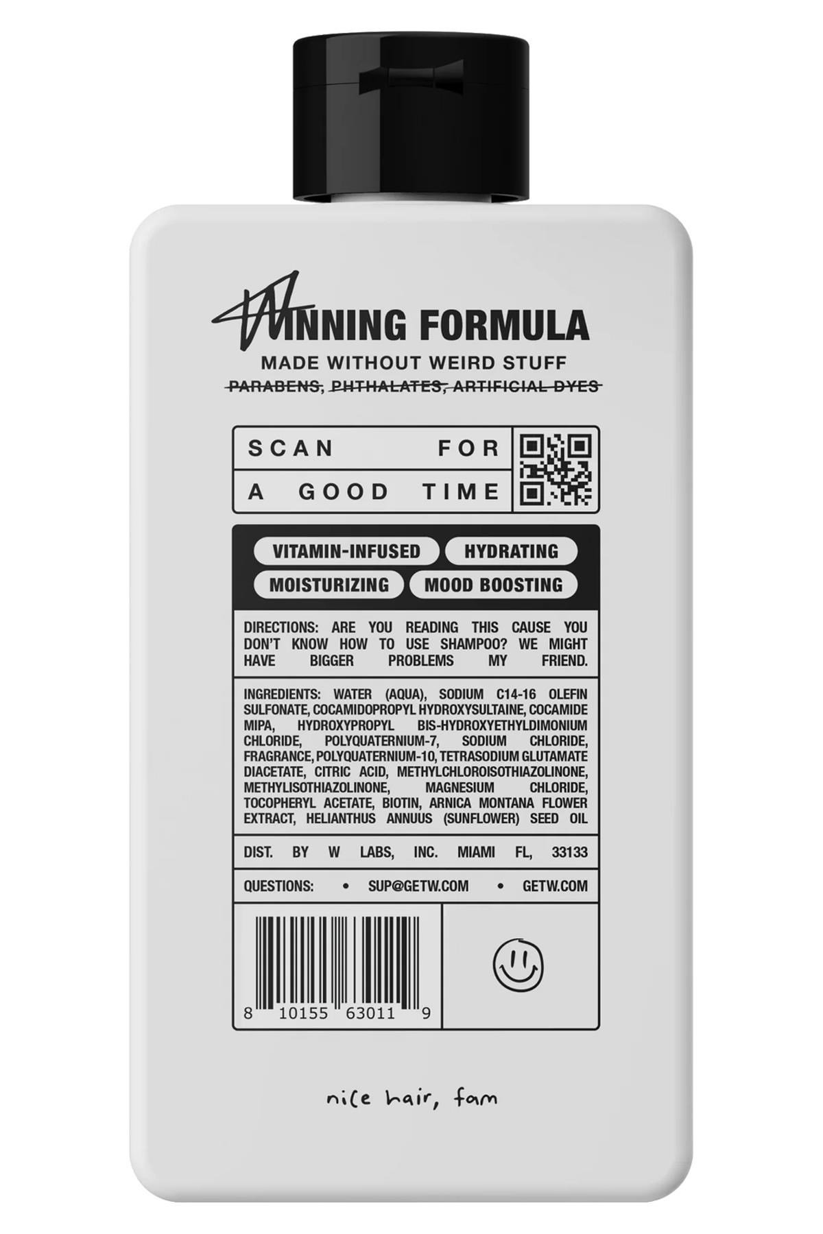 W Labs Fresh Ice 2'si 1 Arada Nemlendirici Şampuan ve Saç Kremi 473ML
