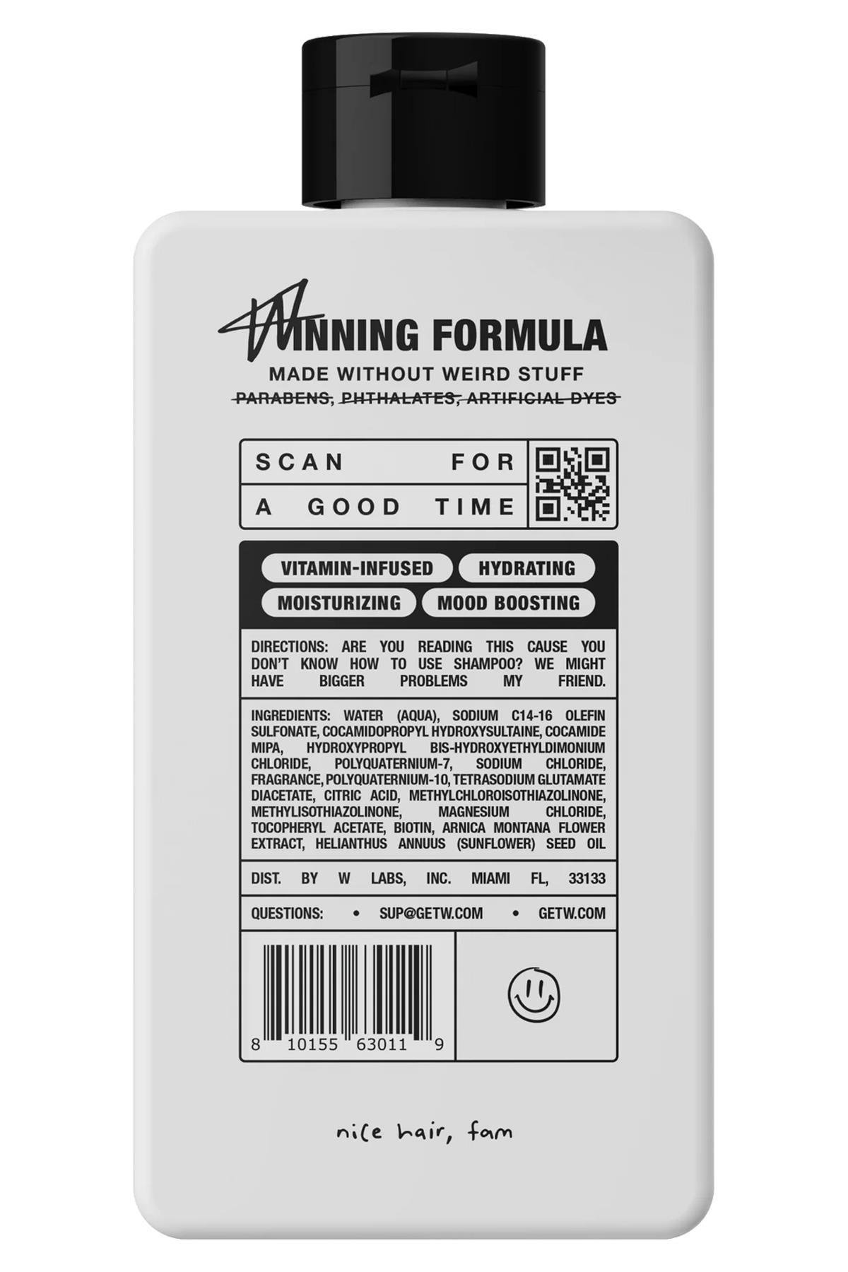 W Labs Fresh Ice 2'si 1 Arada Nemlendirici Şampuan ve Saç Kremi 473ML