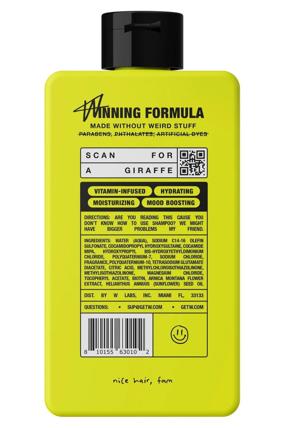 W Labs Original 2'si 1 Arada Nemlendirici Şampuan ve Saç Kremi 473ML