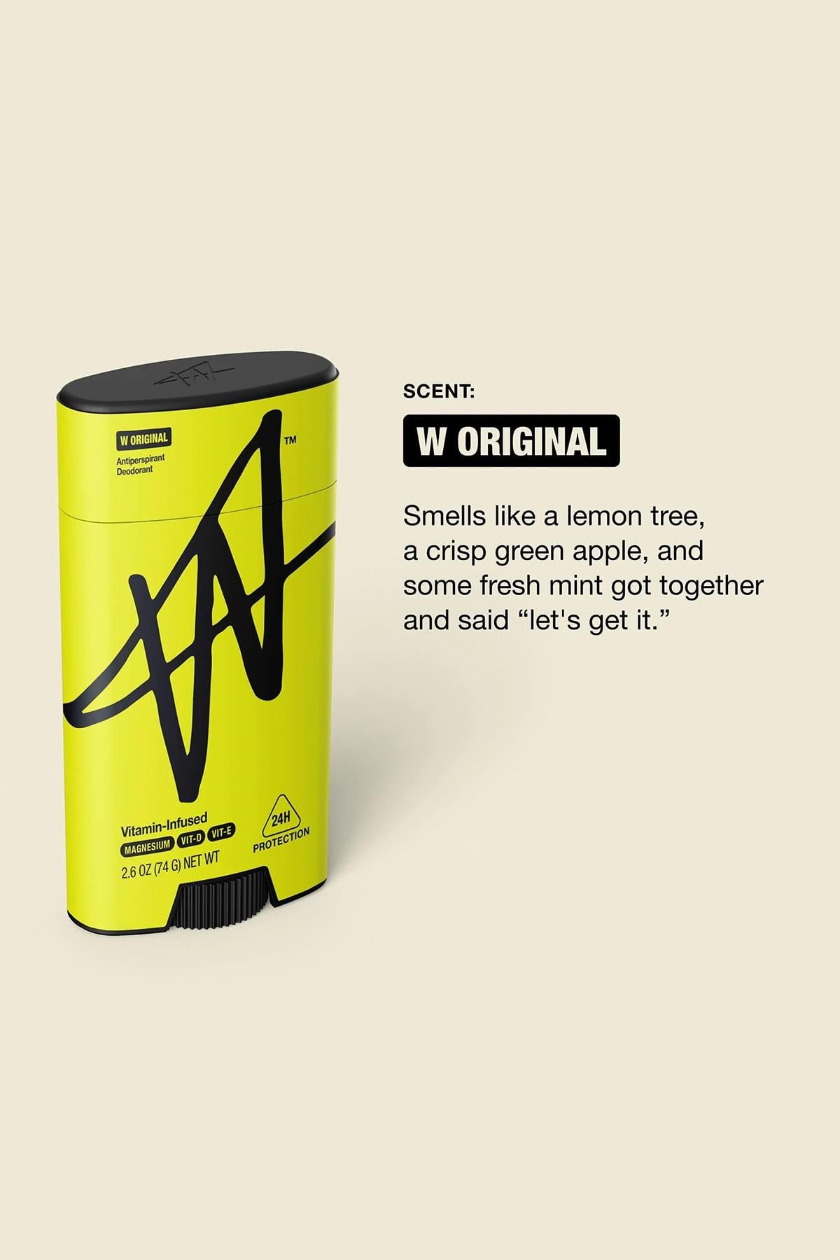 W Labs Original Antiperspirant Stick Deodorant 74GR