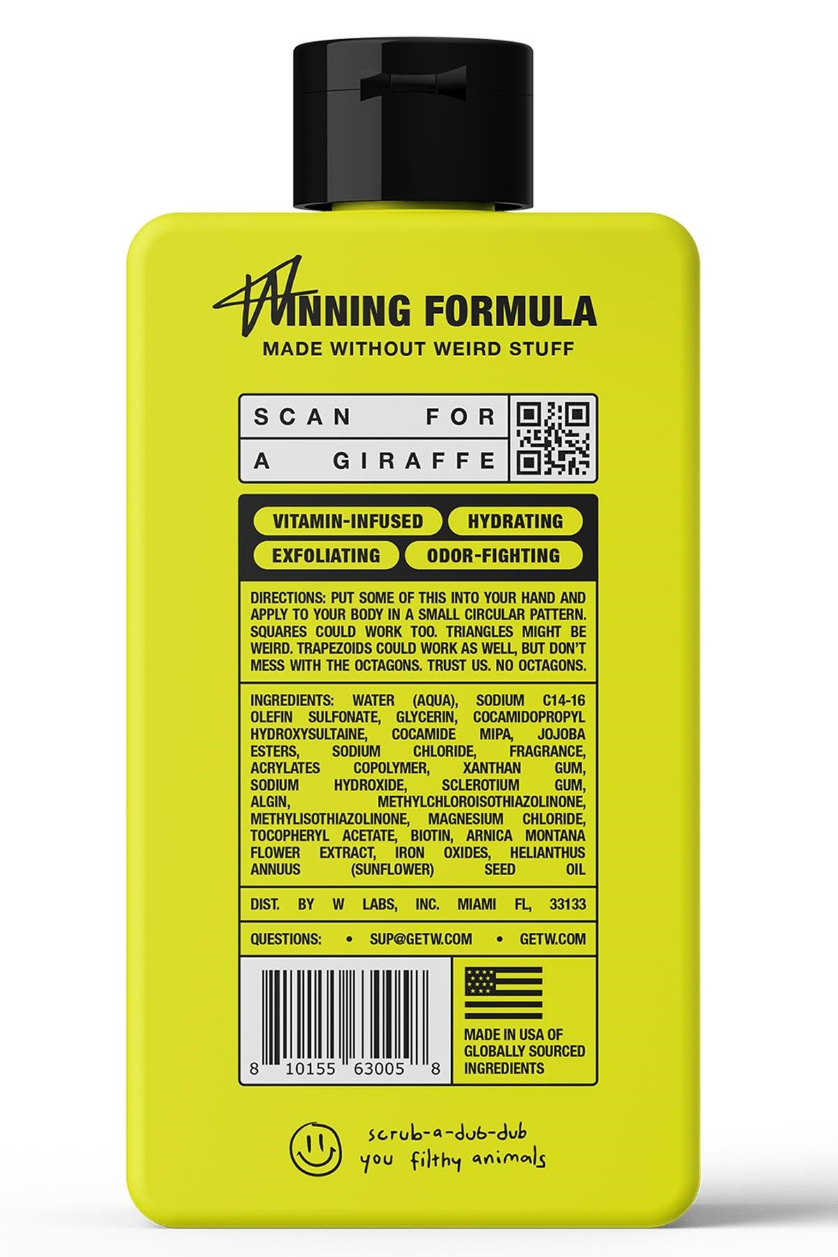 W Labs Original Duş Jeli 532ML