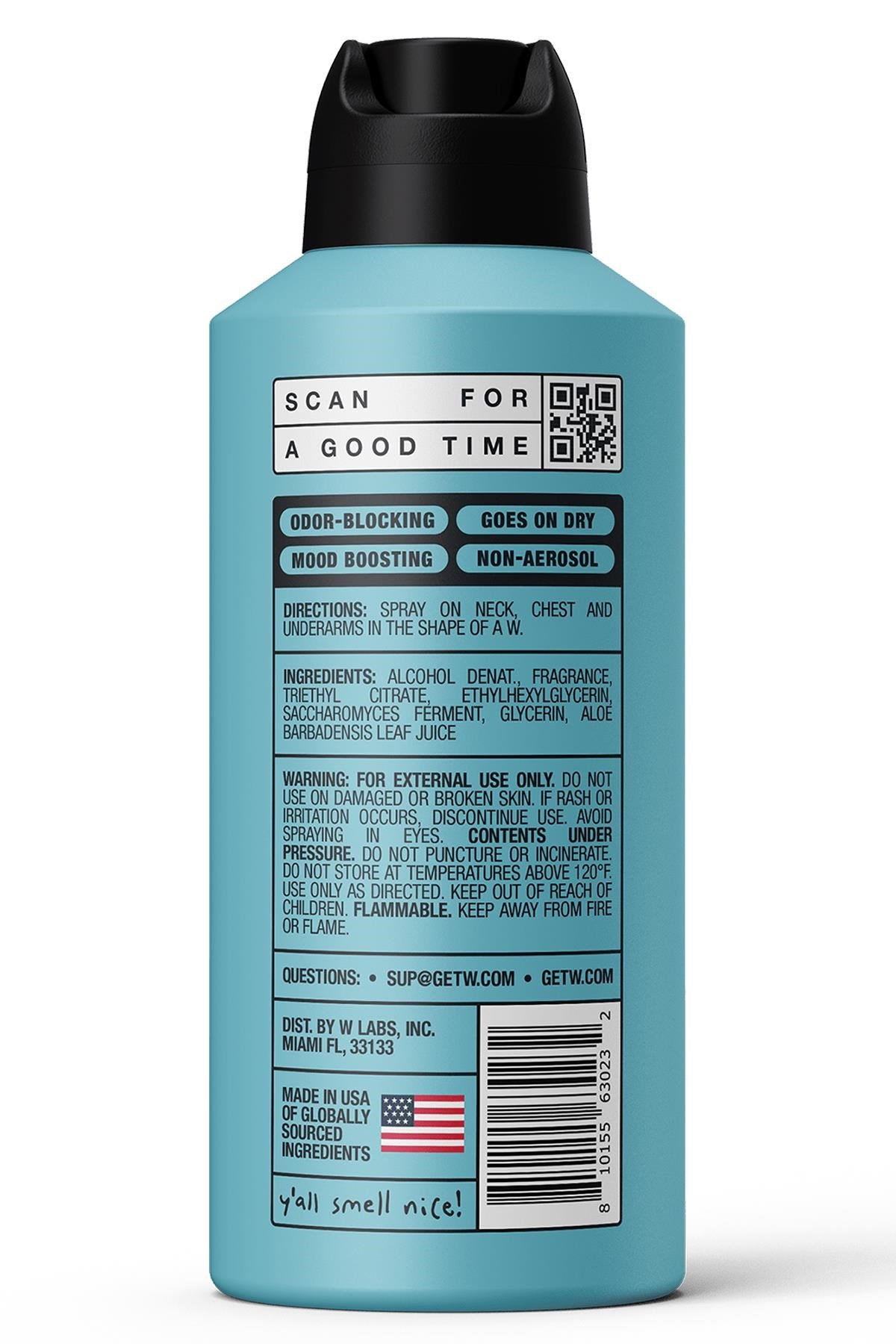 W Labs Wave Breaker Sprey Deodorant 100ML