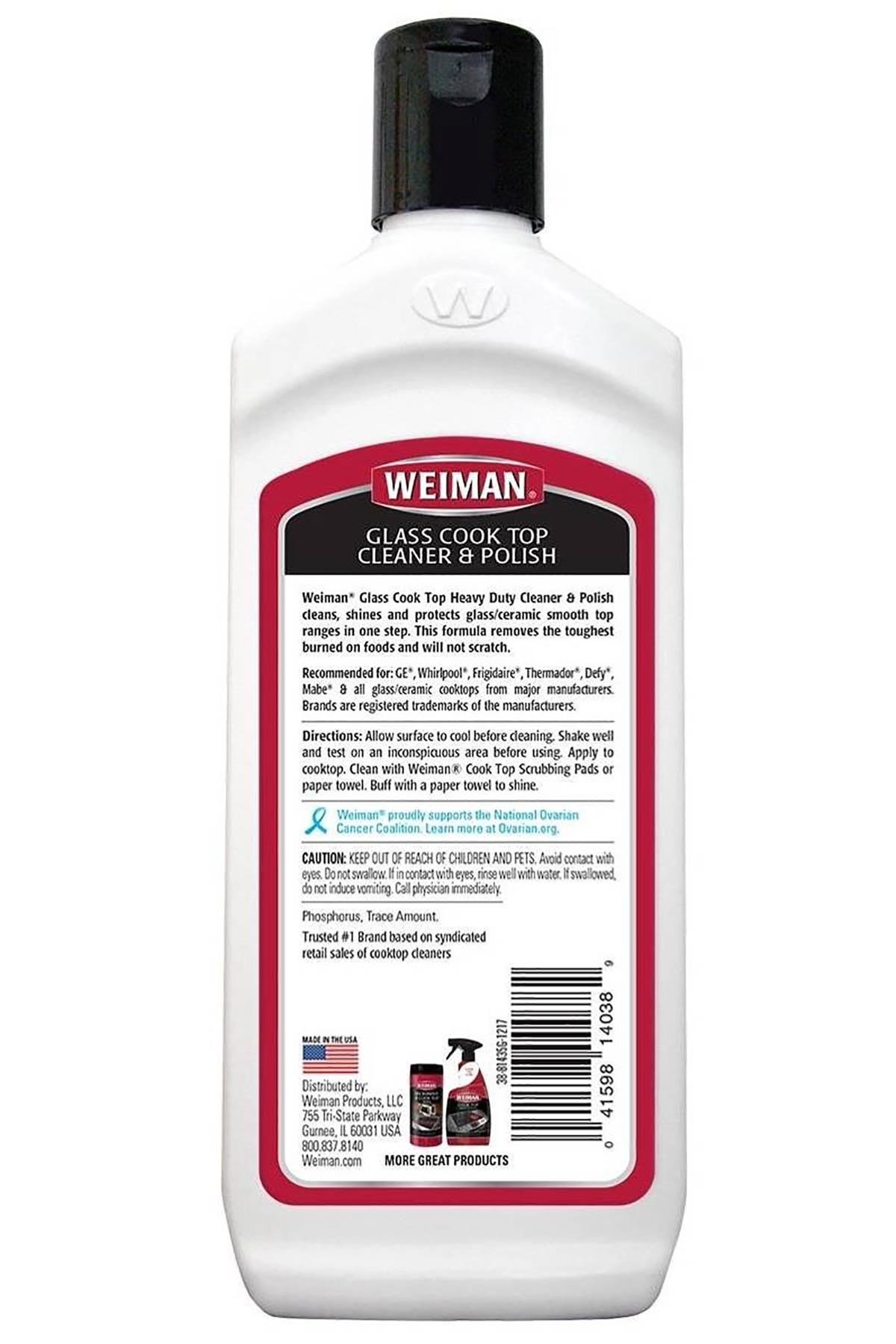 Weiman Cam Setüstü Ocak Temizleyici ve Cila 425GR