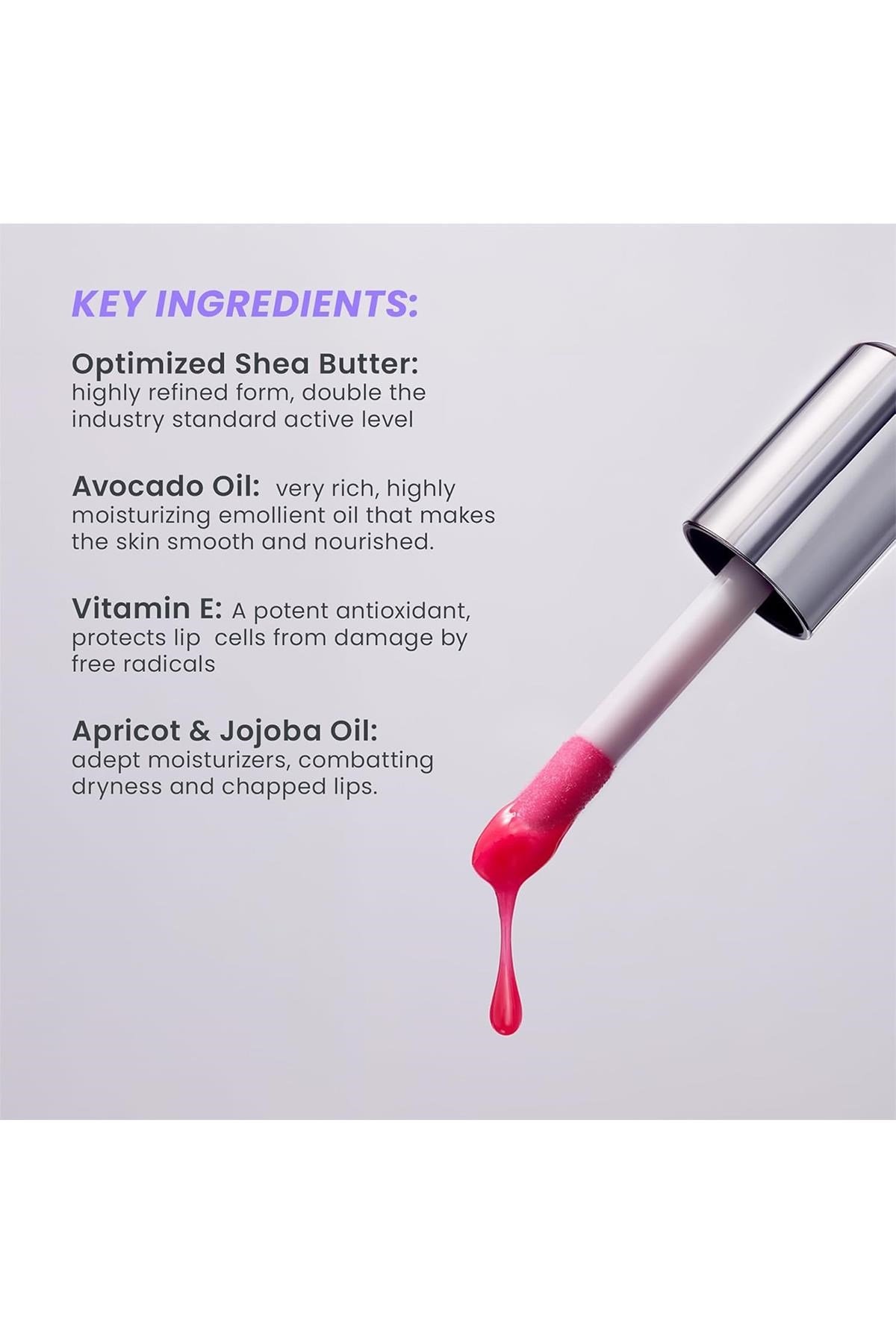 Wonderskin Lip Rehab Nemlendirici ve Onarıcı Renkli Dudak Serumu Yağı Amour 3.57ML