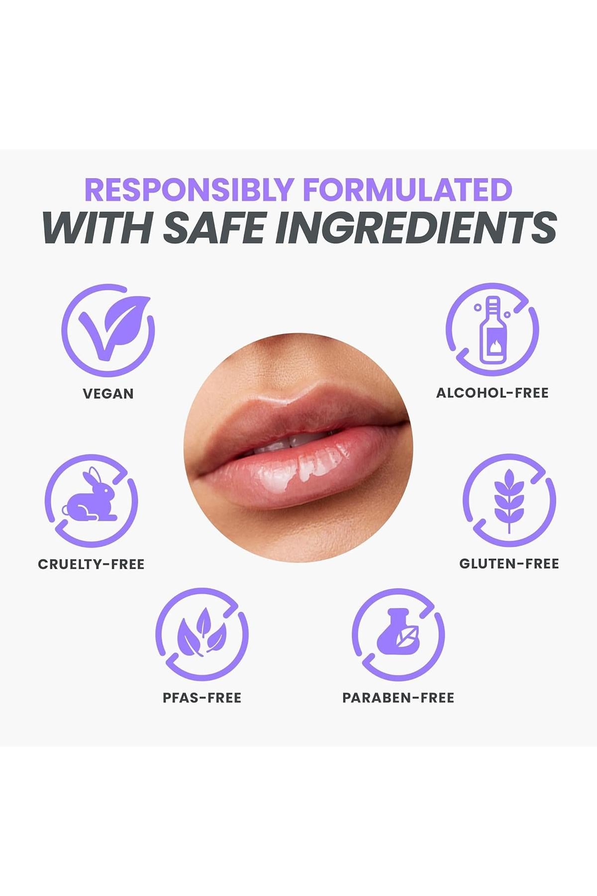 Wonderskin Lip Rehab Nemlendirici ve Onarıcı Şeffaf Dudak Serumu Yağı Clear 3.57ML