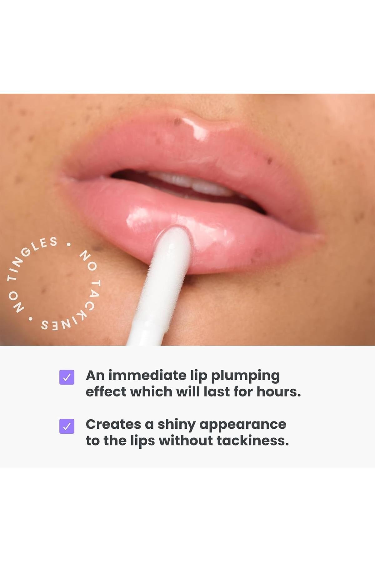 Wonderskin Lip Relapse Dolgunlaştırıcı Etki Şeffaf Dudak Parlatıcısı Clear 3.57ML
