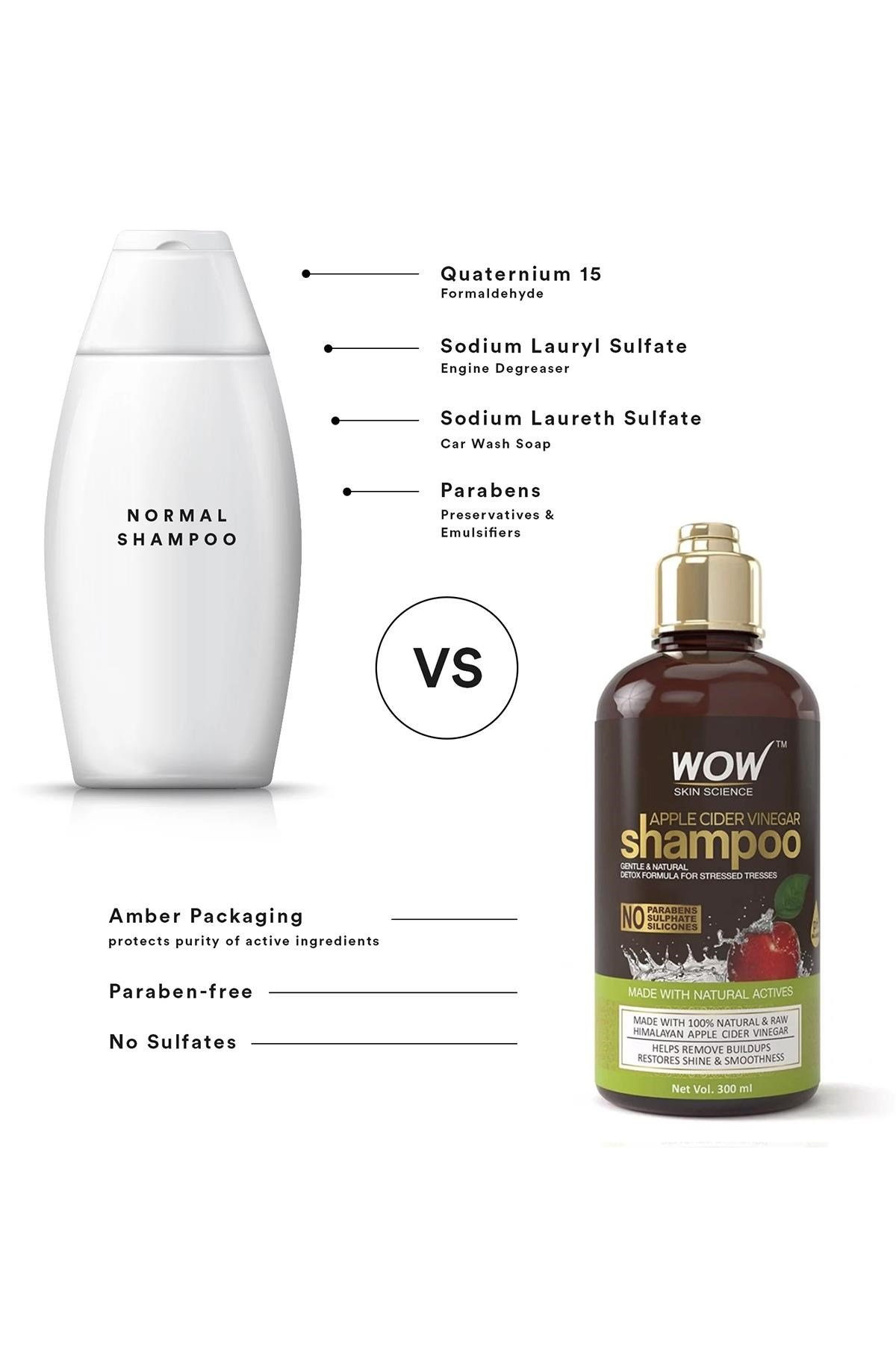 WOW Elma Sirkesi Şampuanı 300ML