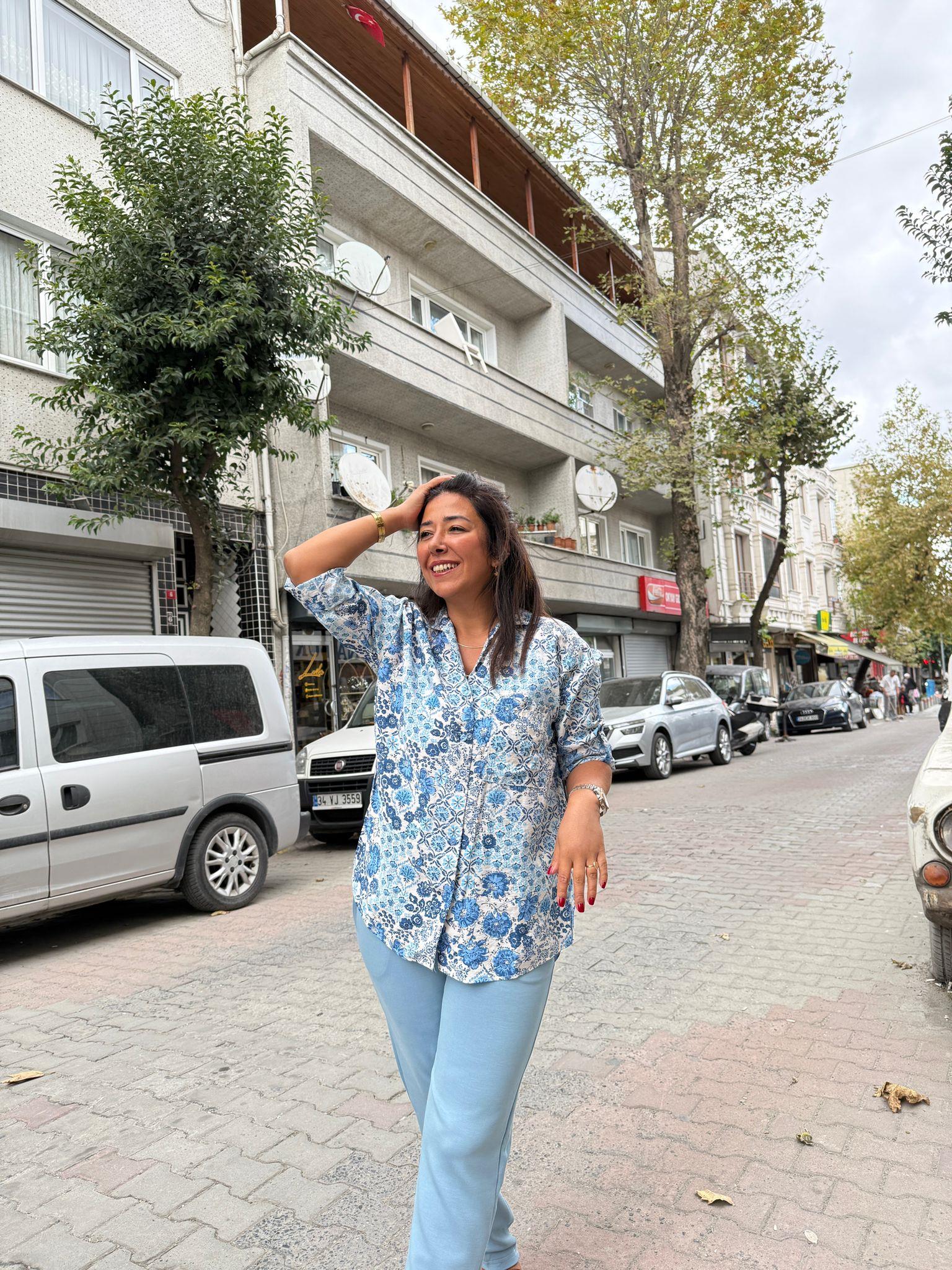 Bebek Mavi Pantolon
