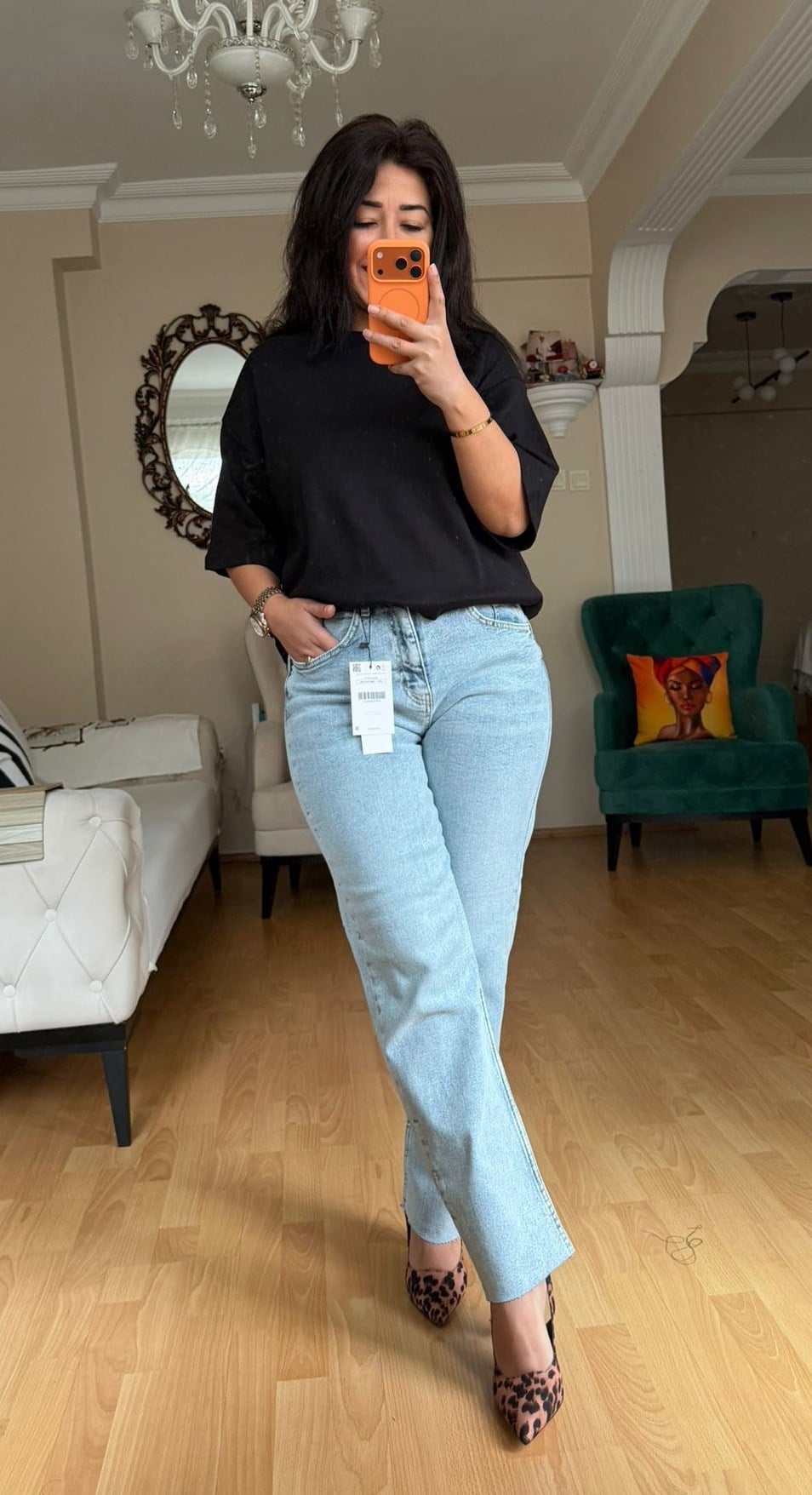 Buz Mavi  Boyfit Jean Pantolon