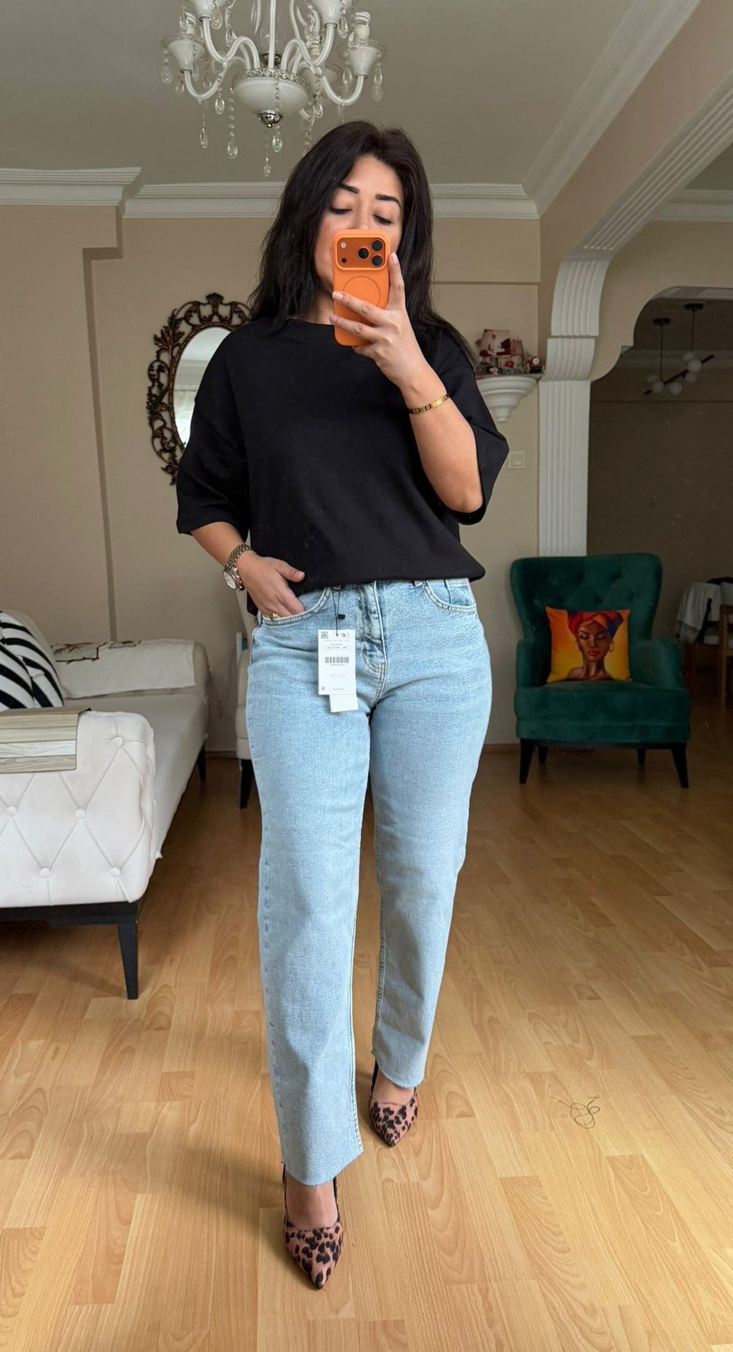 Buz Mavi  Boyfit Jean Pantolon