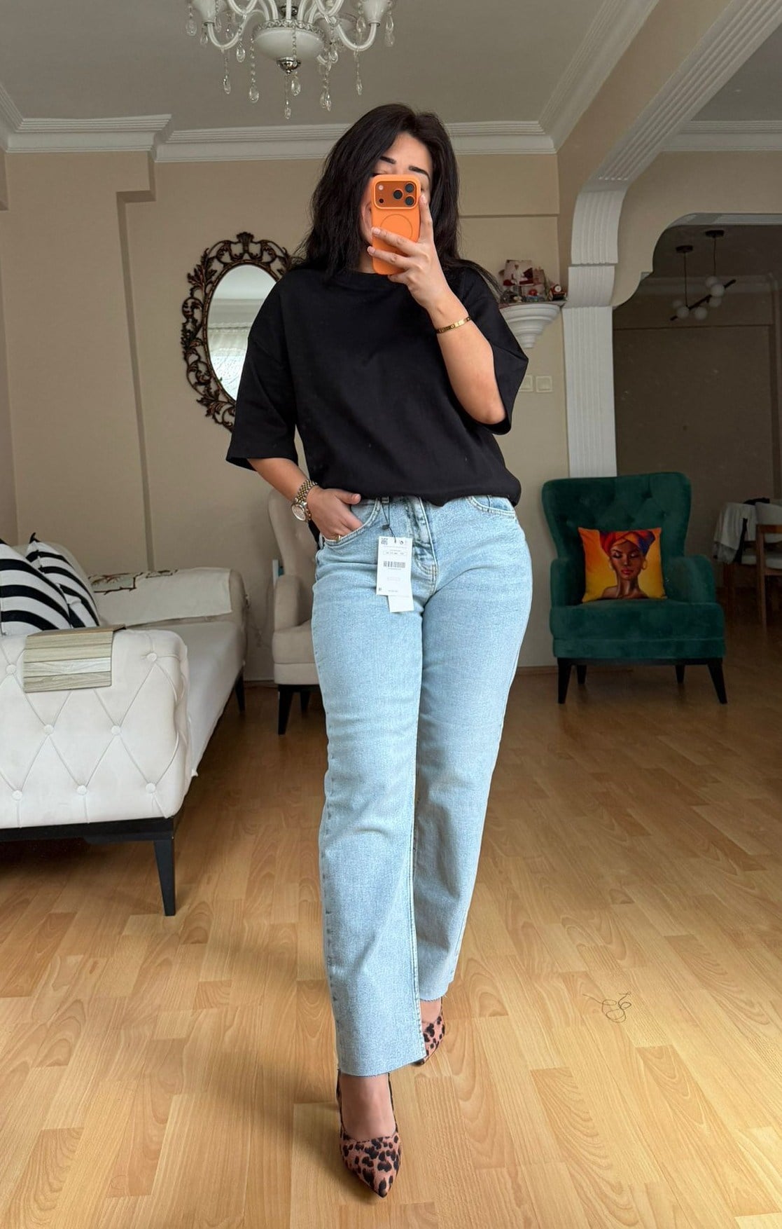 Buz Mavi  Boyfit Jean Pantolon
