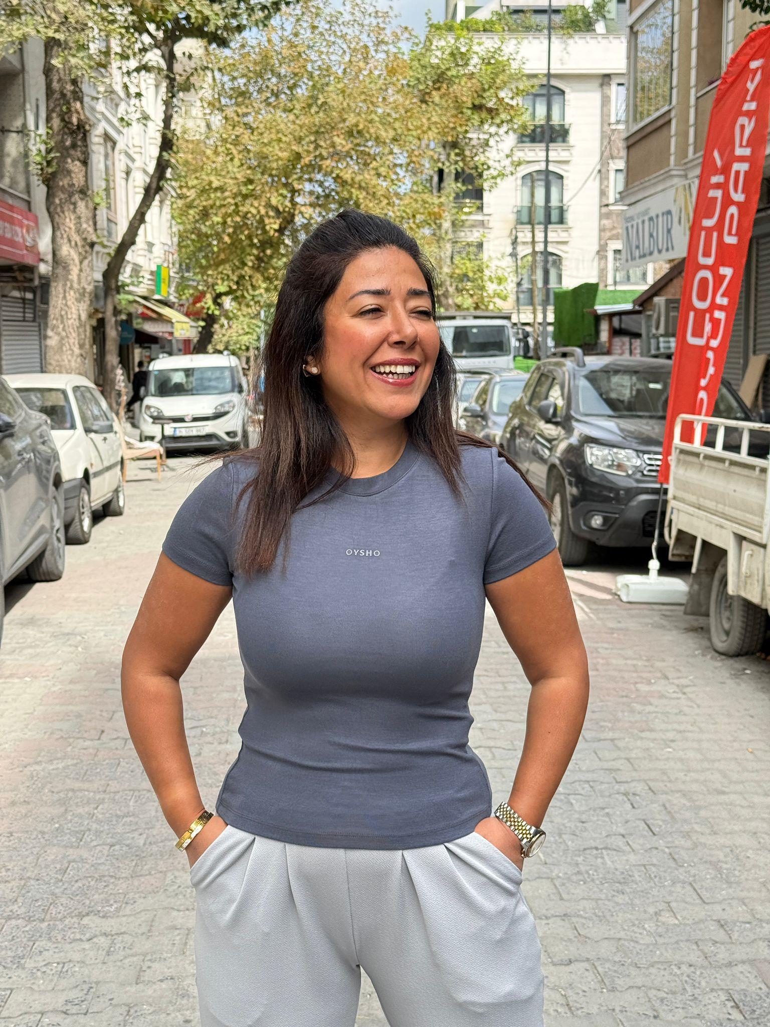 Füme Modal oysh Tişört(likralı)