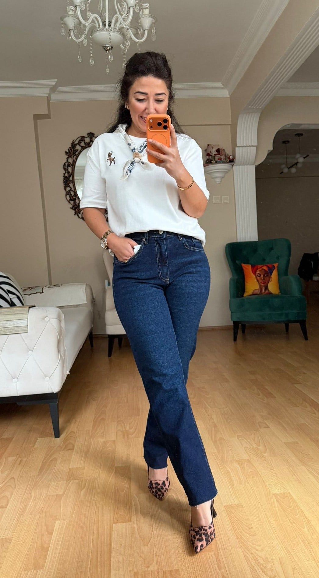 Lacivert  Boyfit Jean Pantolon