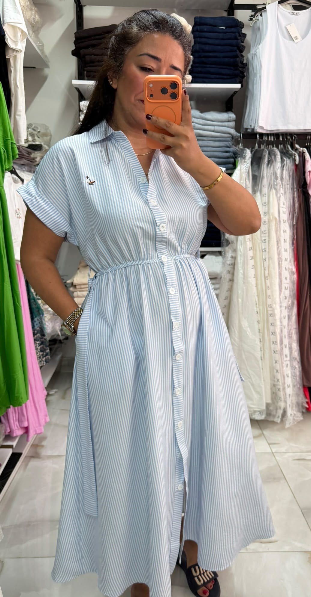 Marina Gömlek Elbise
