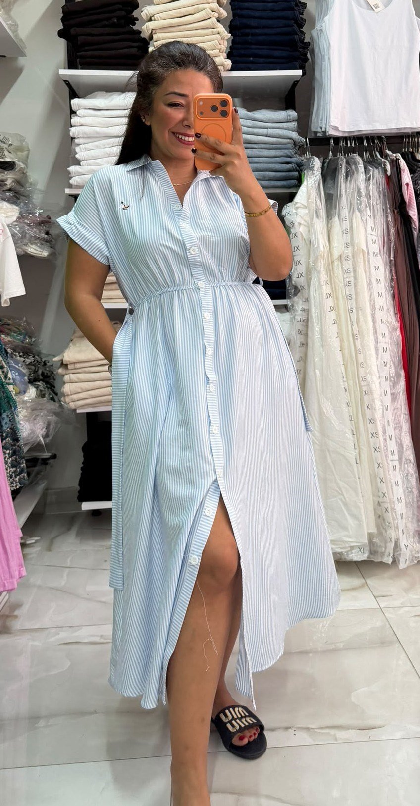 Marina Gömlek Elbise
