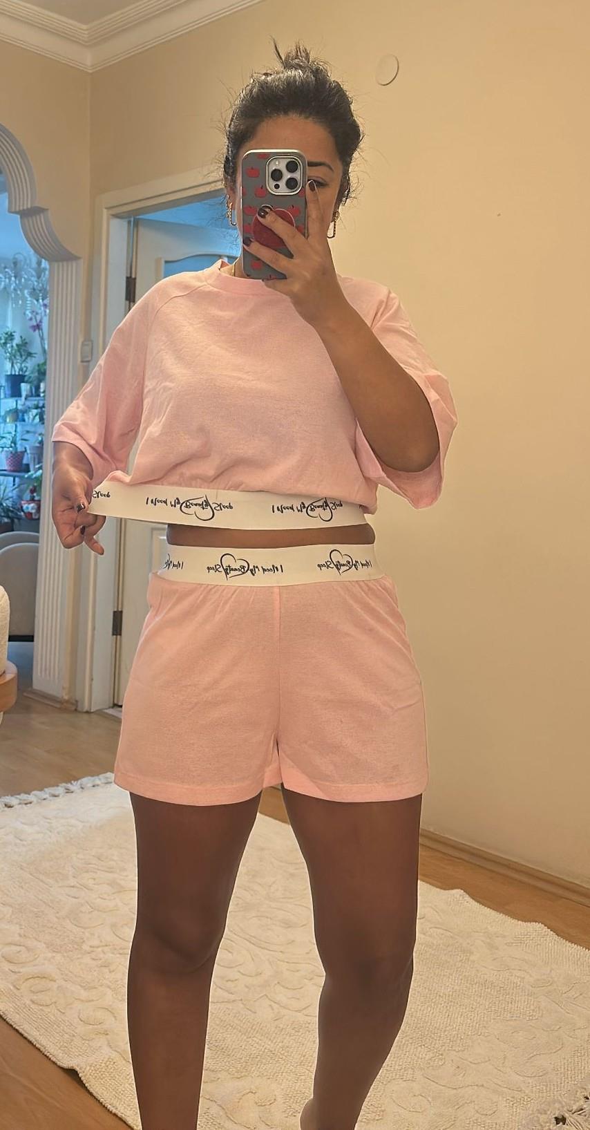 pembe Pijama Takım