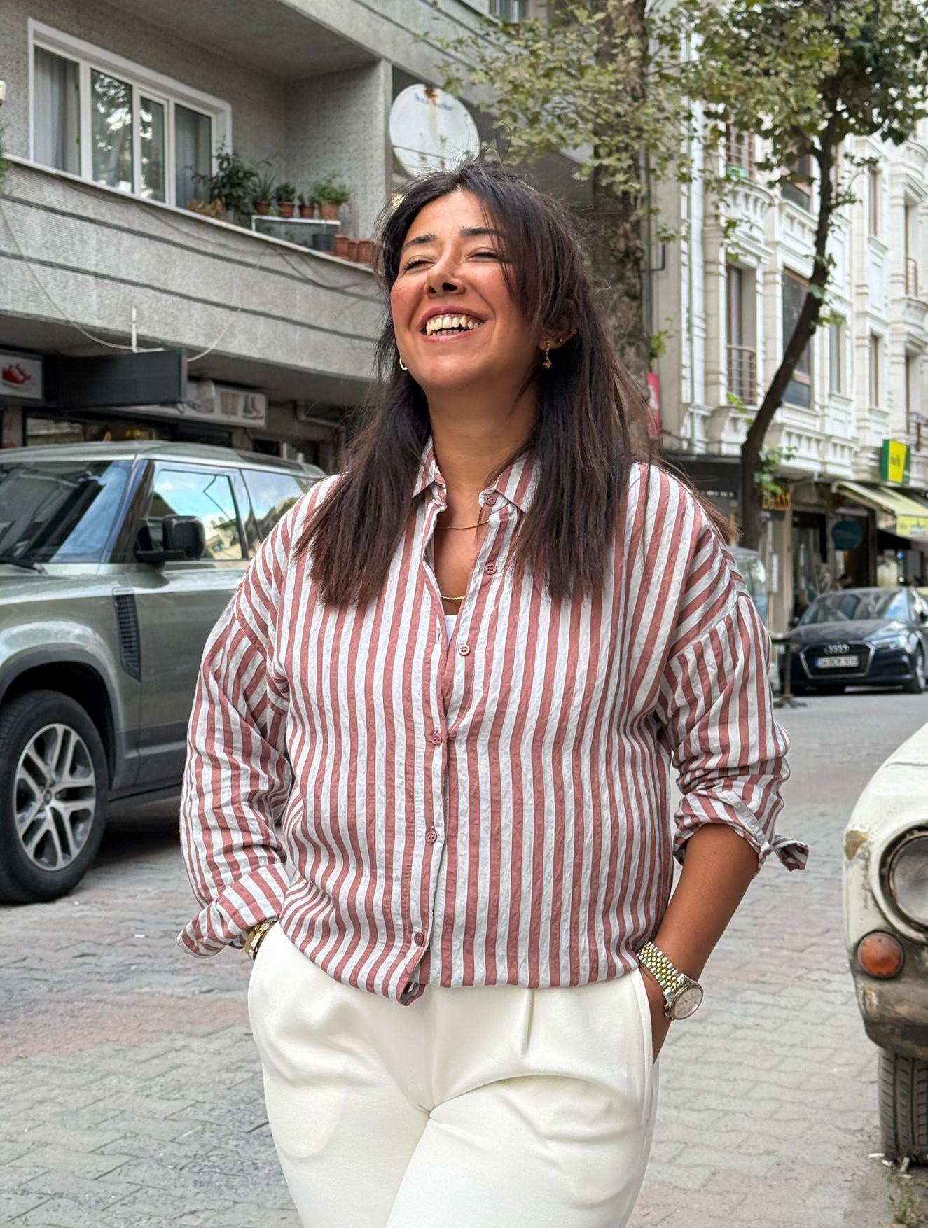 Pinterest Gömlek(kendi bedeninzi alın)