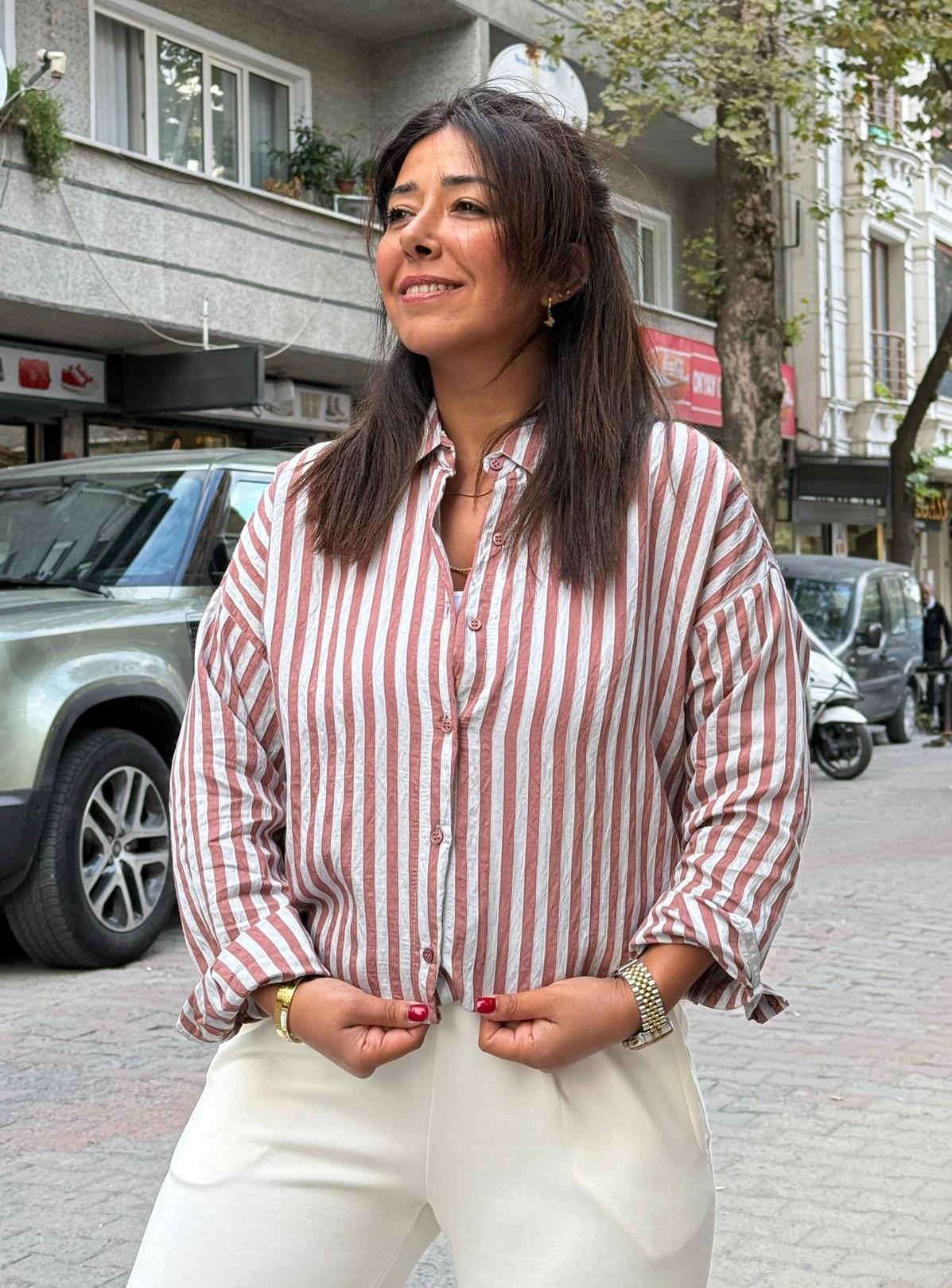 Pinterest Gömlek(kendi bedeninzi alın)
