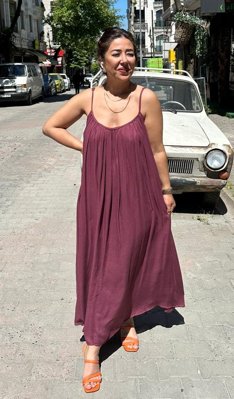 Rüzgar Elbise Bordo (Astarlı)
