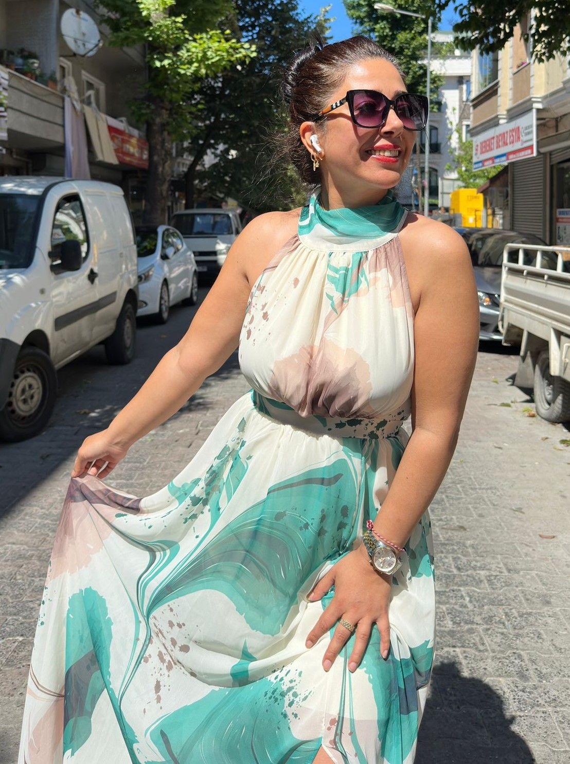 Şifon Düğün Güzeli Elbise