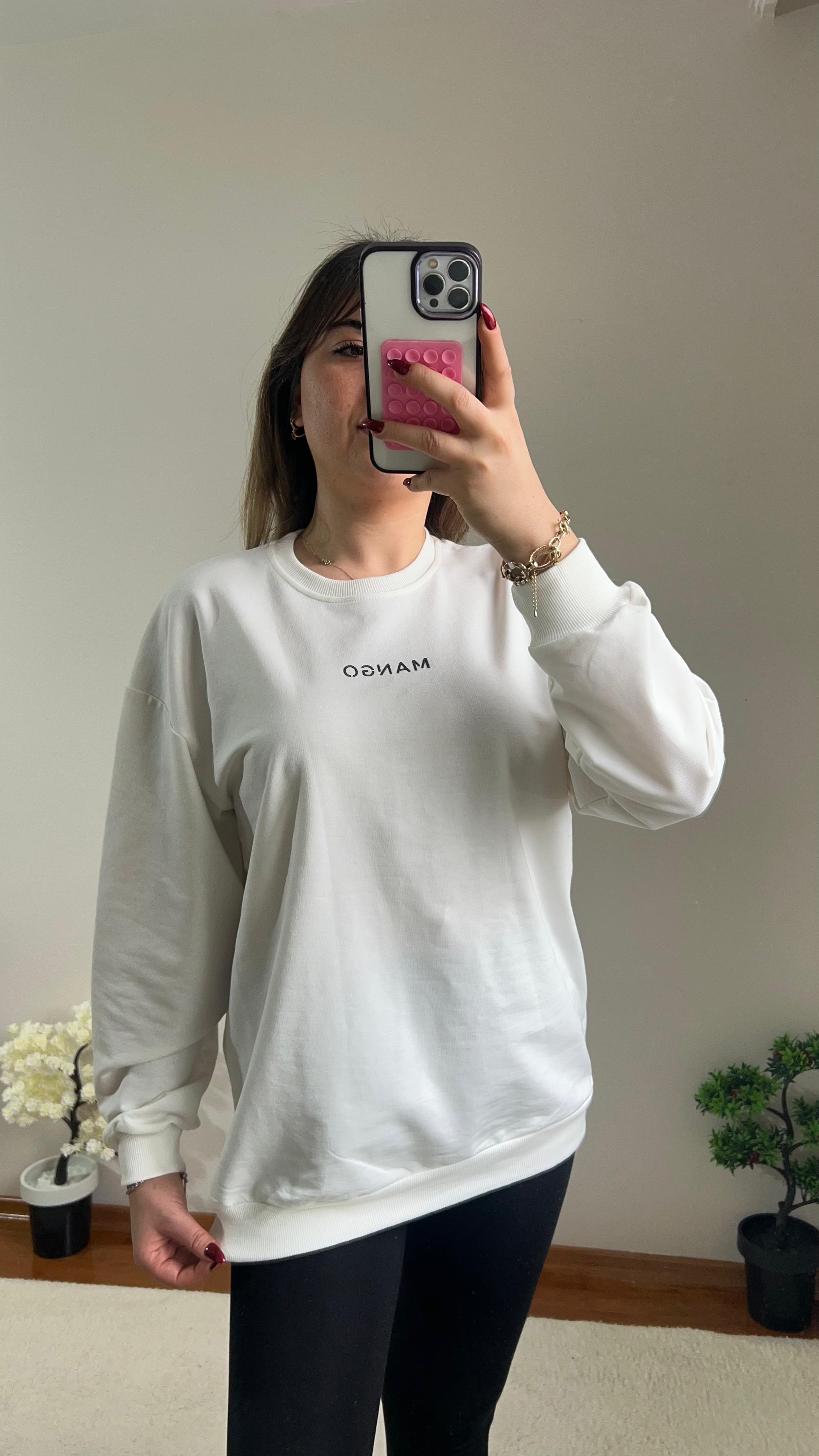 Beyaz Sweatshirt