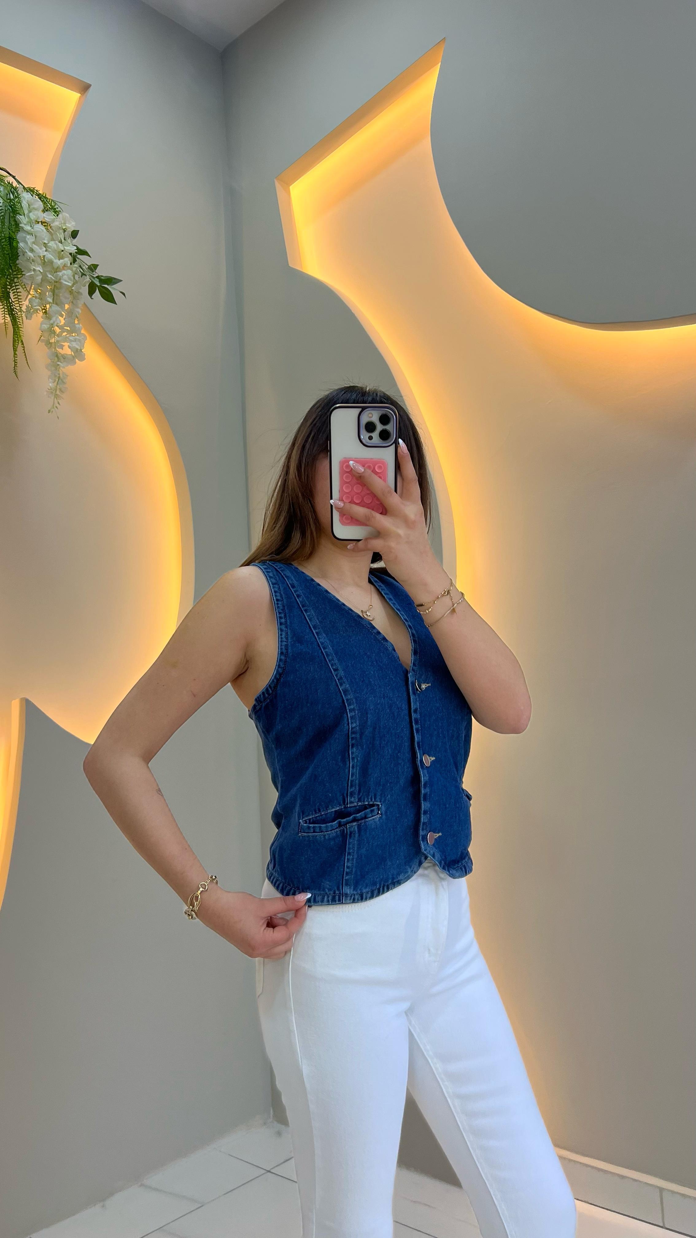 Kot Denim Yelek
